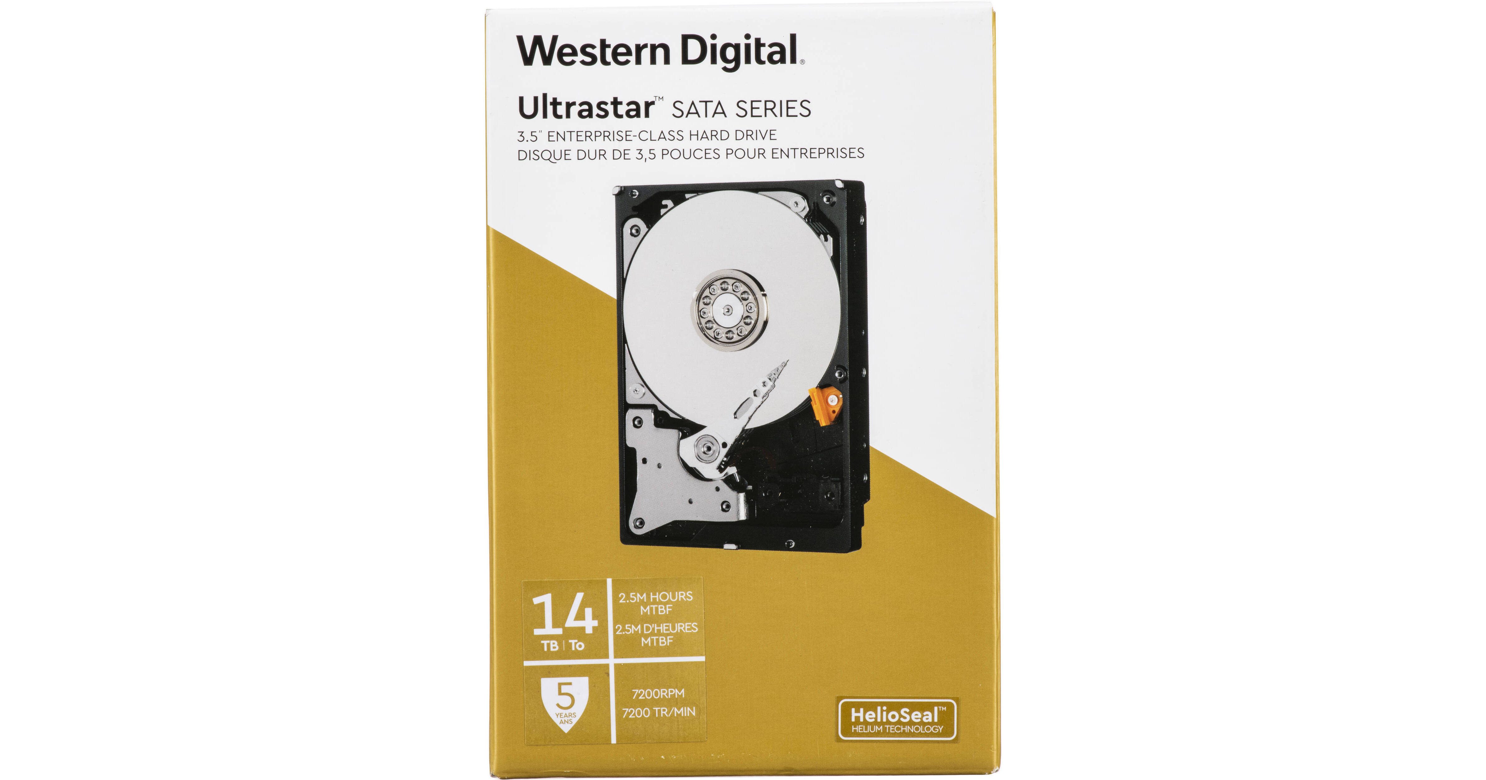 WD 14TB Ultrastar 7200 rpm SATA 3.5