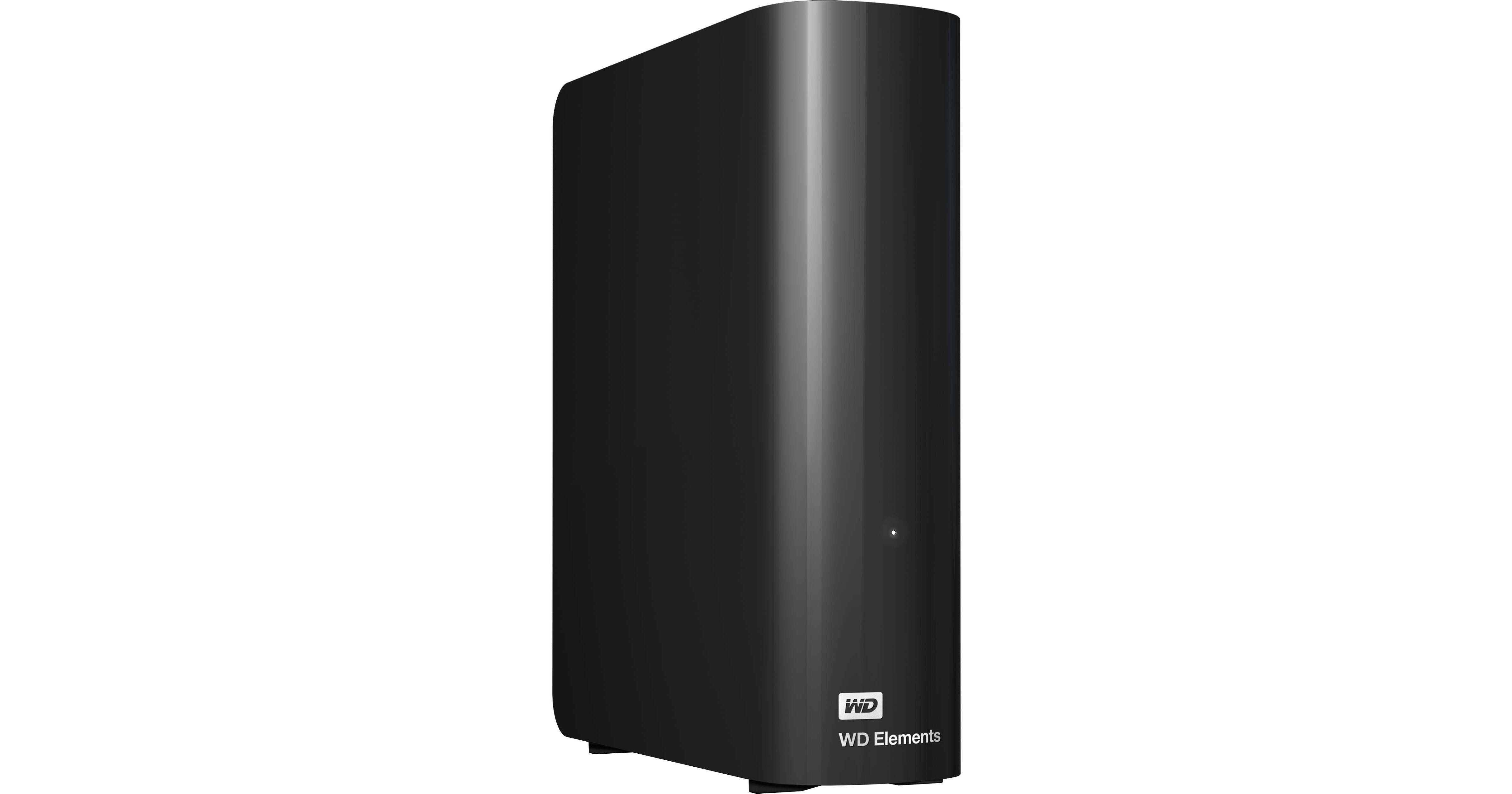 Western Digital 12TB WD Elements Desktop External Hard Drive – USB 3.0, Black