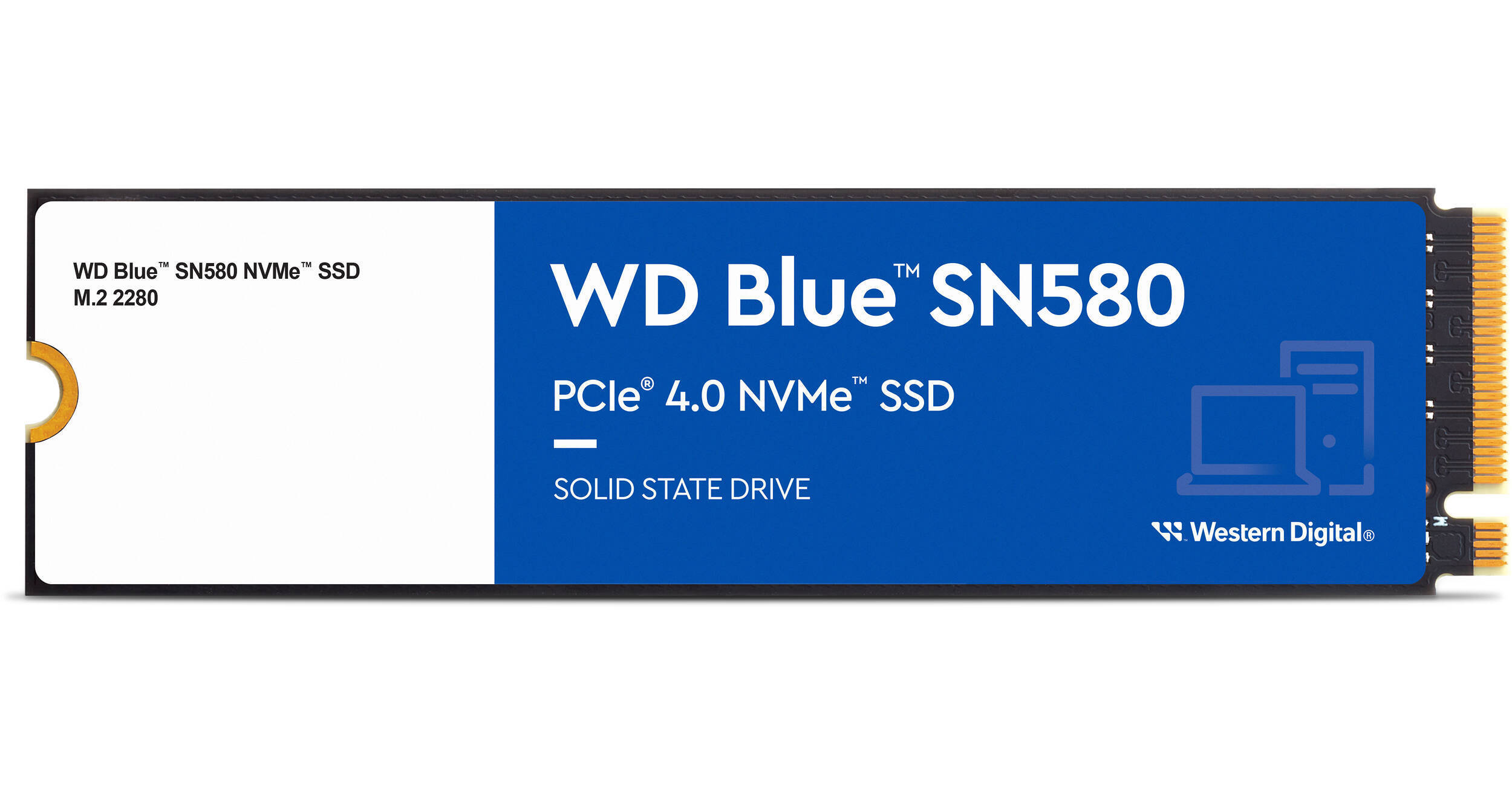 WD 2TB Blue SN580 NVMe M.2 Internal SSD WDBWMY0020BBL-WRSN B&H
