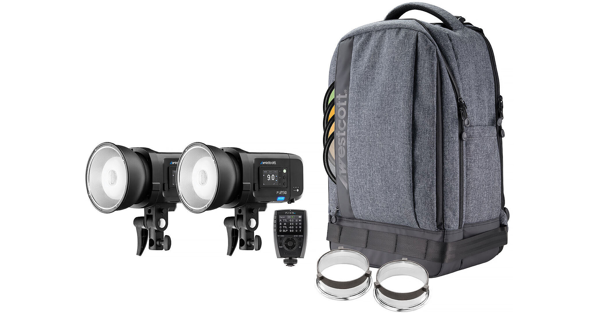光輝龍フォレスト & PPP セット Westcott FJ250 & FJ400 II Strobes with FJ-X3 M Multi-Brand 5725M