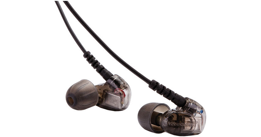 Westone Audio UM1 In-ear Monitor with G2 Cable (Smoke) 79491 B&H