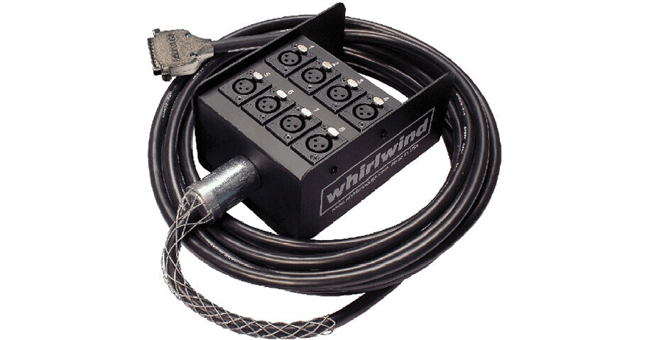 Whirlwind Studio DBB1-F-050 DB25 Male to 8 XLR Female DBB1-F-050