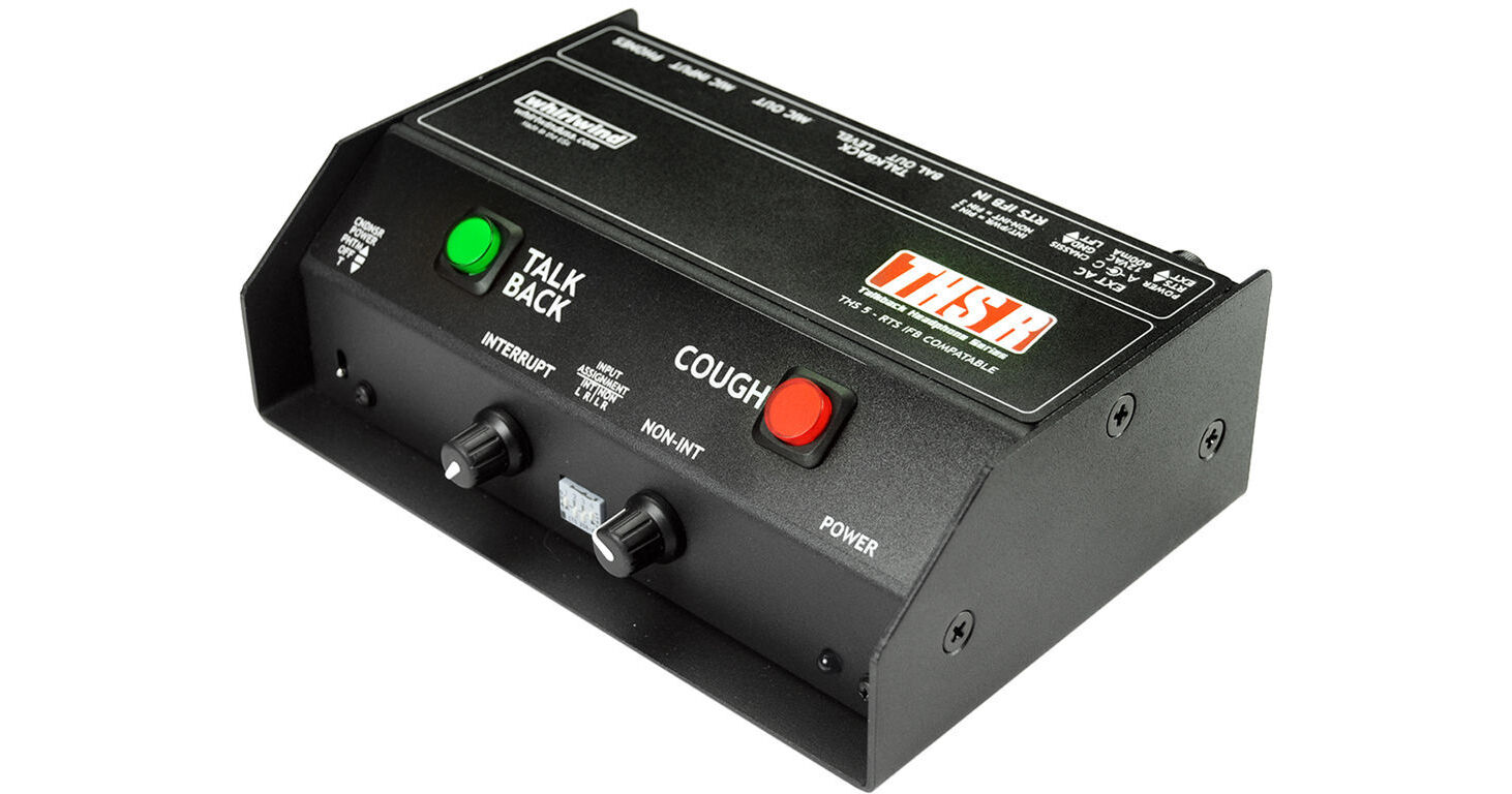 Whirlwind THS R Talkback Headphone Box THSR B&H Photo Video