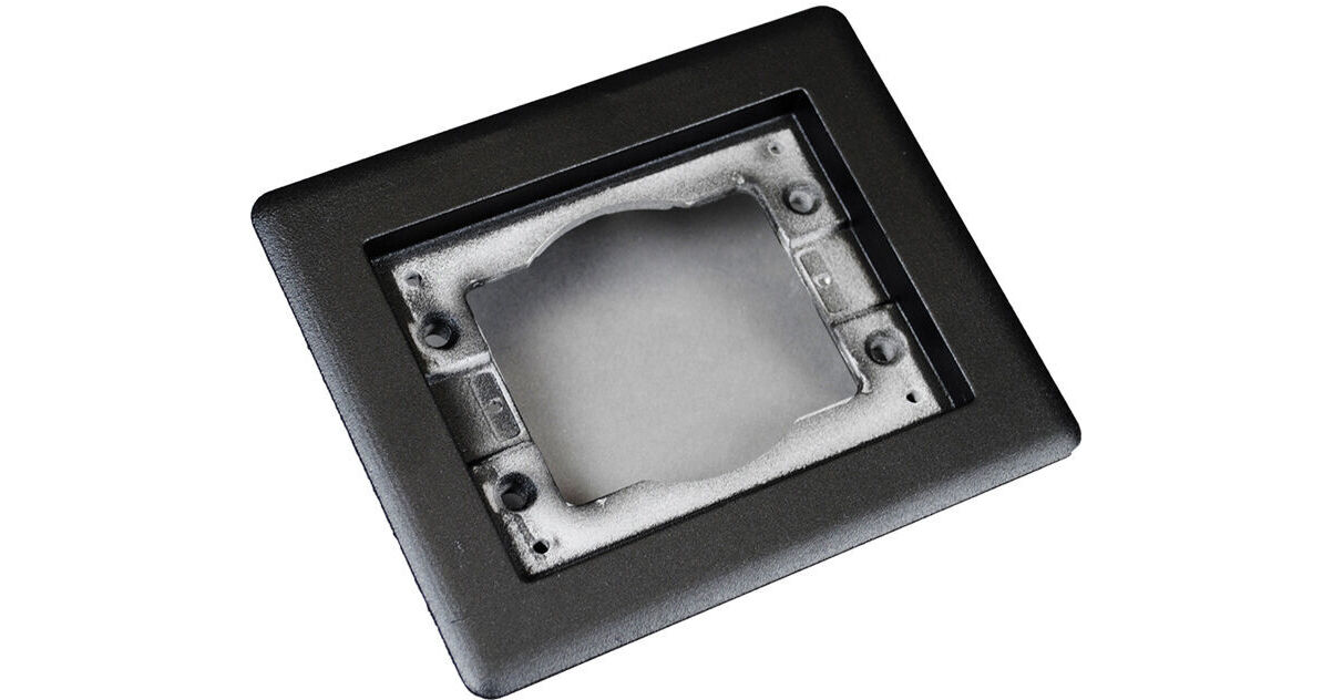 Legrand Wiremold 817TCAL-BK 1-Gang Carpet/Tile Flange For Raceway - Black