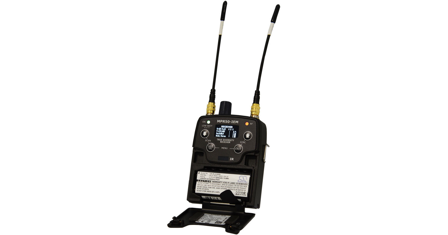 WISYCOM MPR50-IEM Wideband Wireless IEM Receiver MPR50-IEM_BN-5K