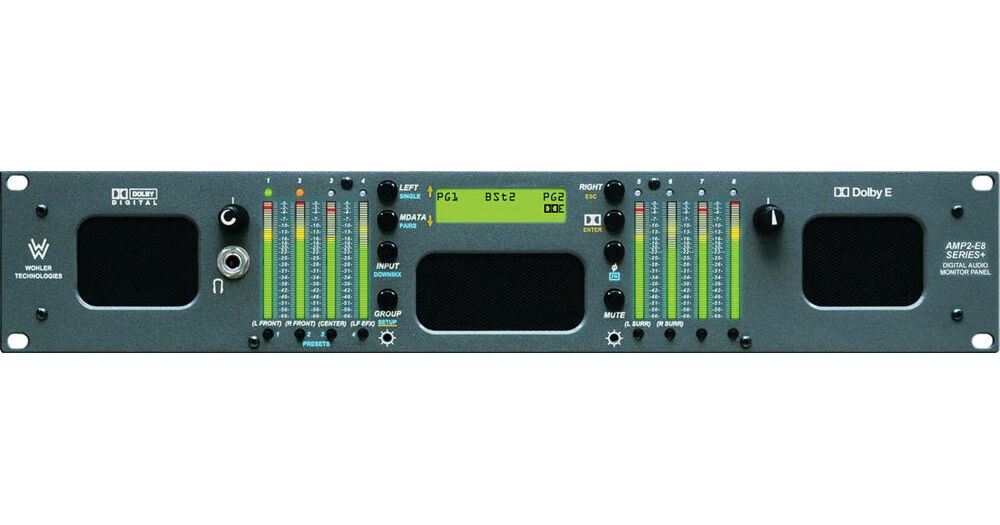 Wohler AMP2-E8-MDA-3G 8-Channel Dolby Audio Monitor AMP2-E8MDA3G