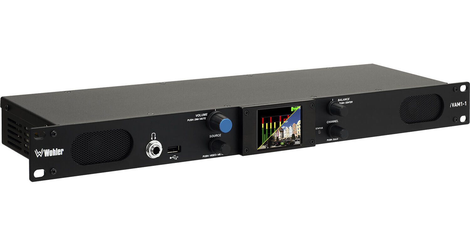 Wohler iVAM1-1 16-Channel Audio/Video Monitor IVAM1-1 B&H Photo