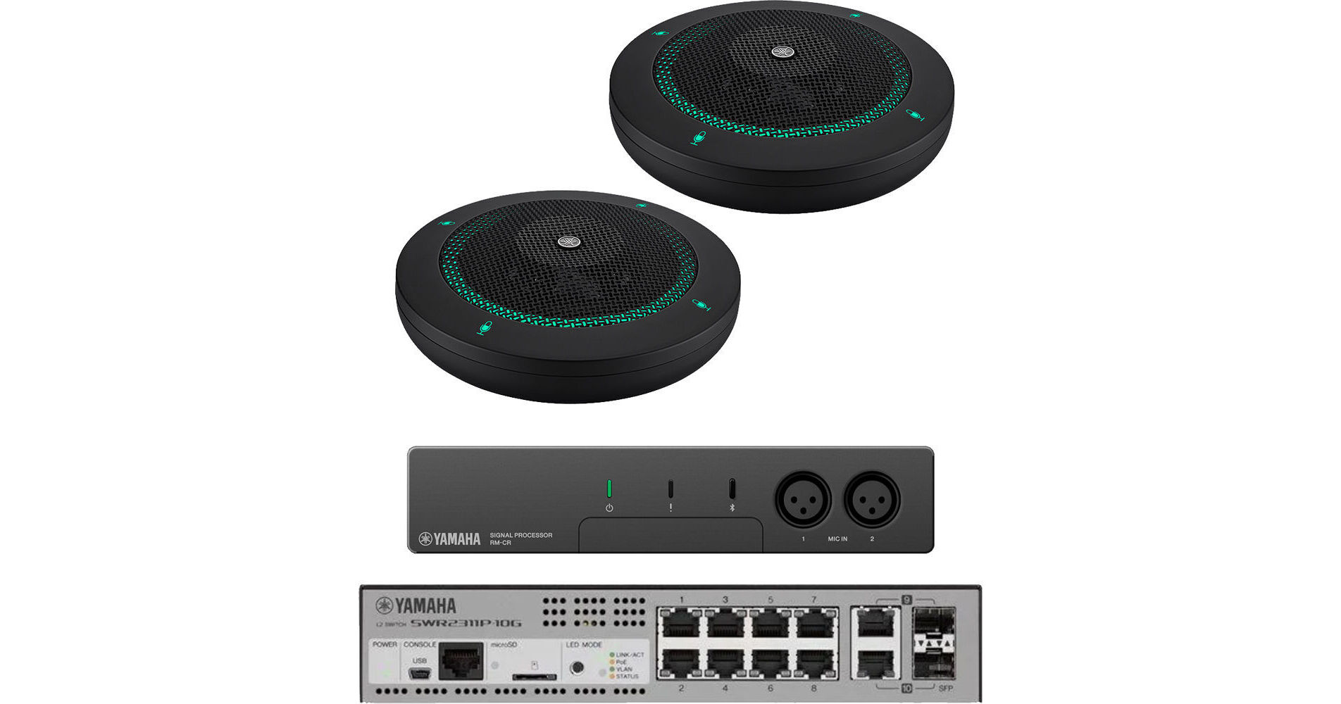 Yamaha Adecia Wired Mic.Bundle:2-RM-TT-B AD2TTBNS B&H Photo Video