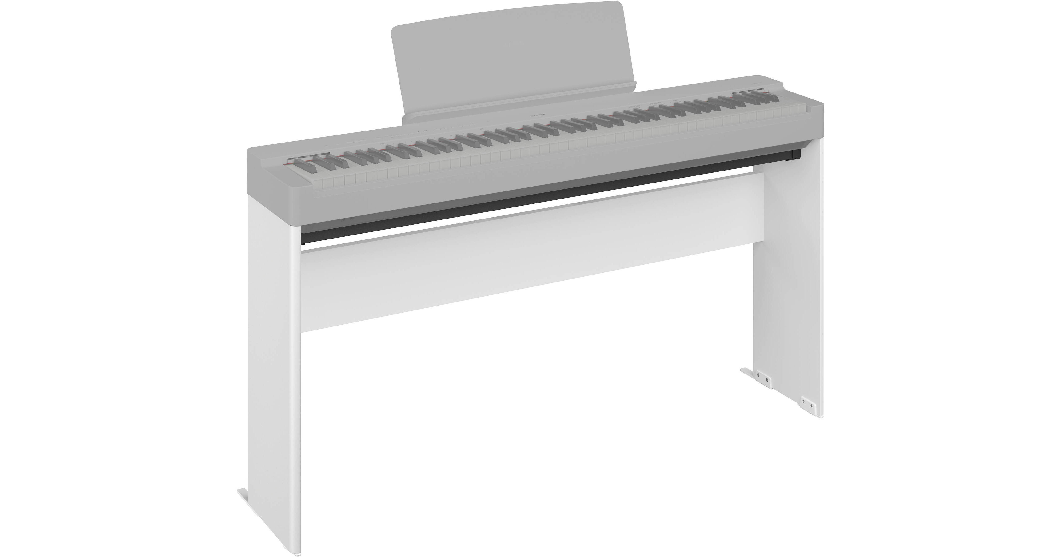 YAMAHA ピアノベンチ P-2000 ホワイト Yamaha L-200 Furniture Stand for P-225 Digital Piano L200WH B&H