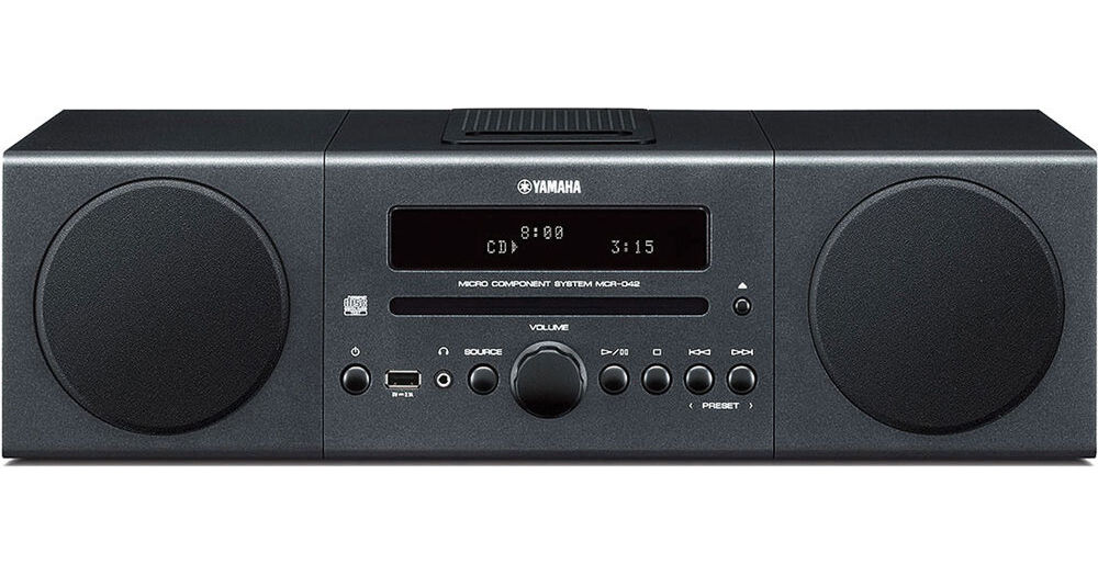 Yamaha MCR-042 Micro Component System (Dark Gray) MCR-042DG B&H