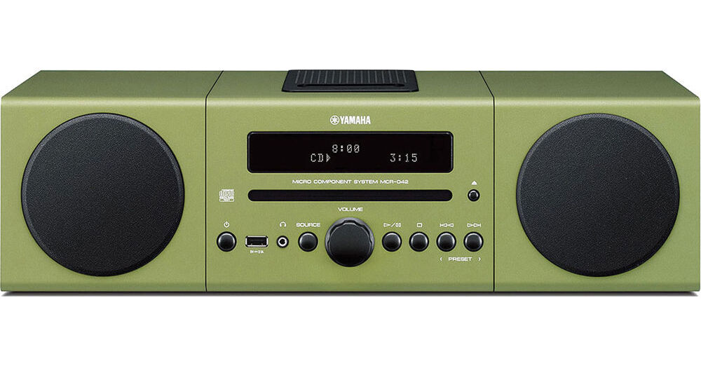 Yamaha MCR-042 Micro Component System (Green) MCR-042GN B&H