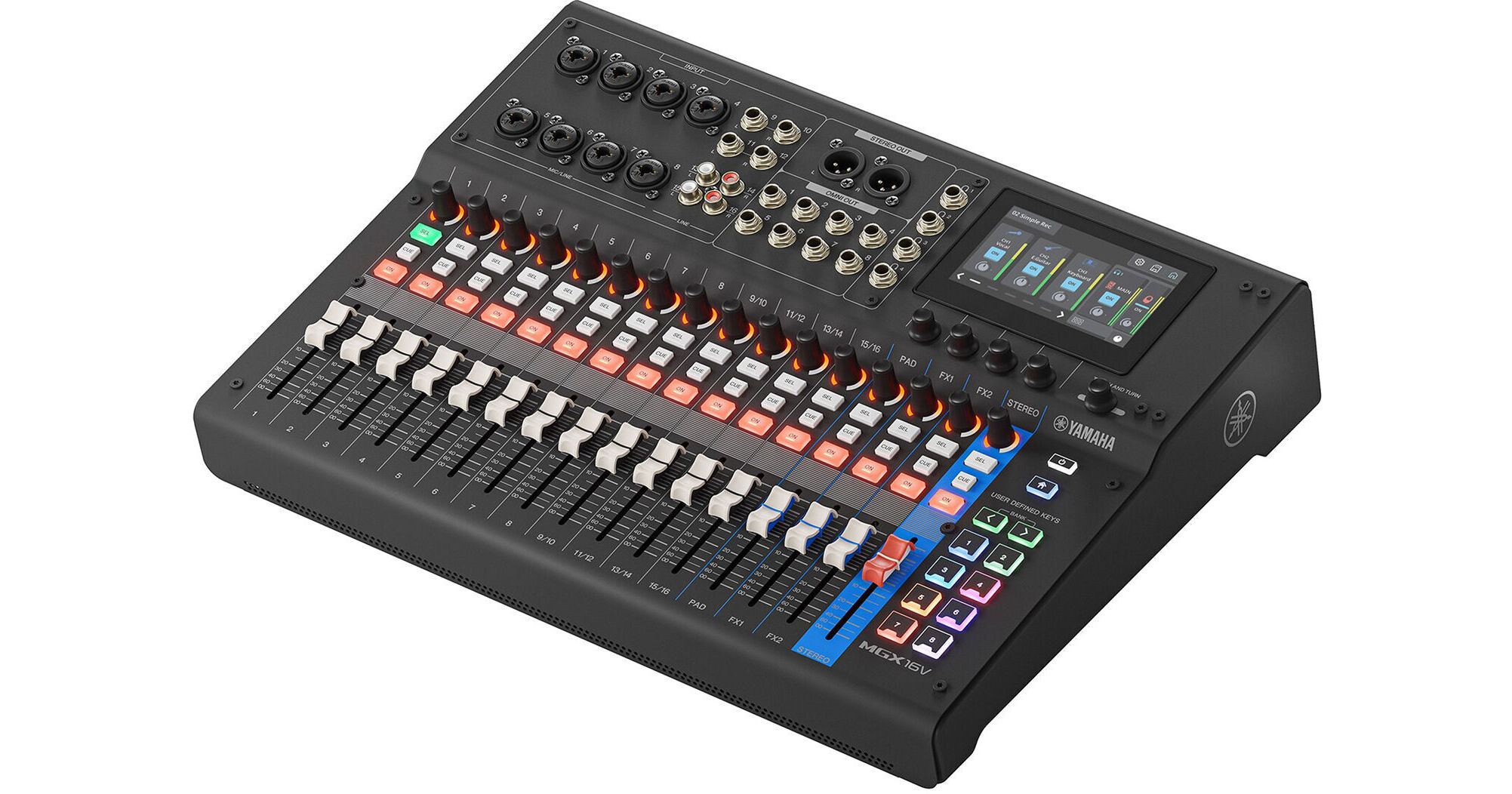 Yamaha MGX16V 22-Channel Digital Mixing Console MGX16V B B&H