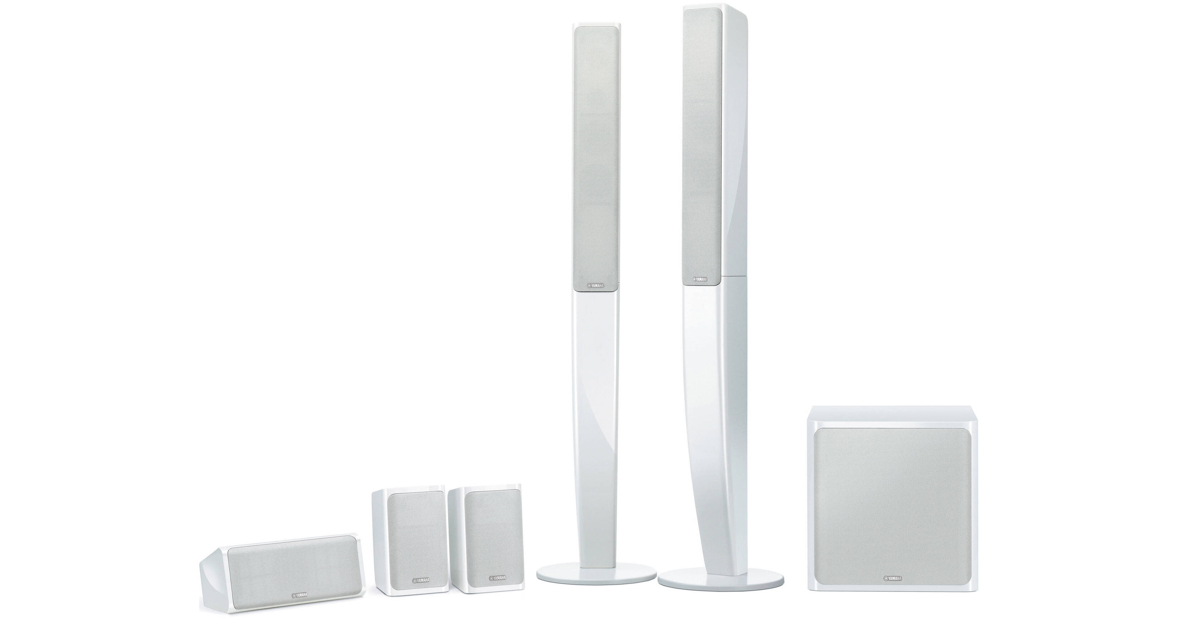 Yamaha NS-BP182 – Altoparlante A 2 Vie Da 40W RMS, Bianco, Cablato, Audio 2.0 Per Un Suono Chiaro E Bilanciato