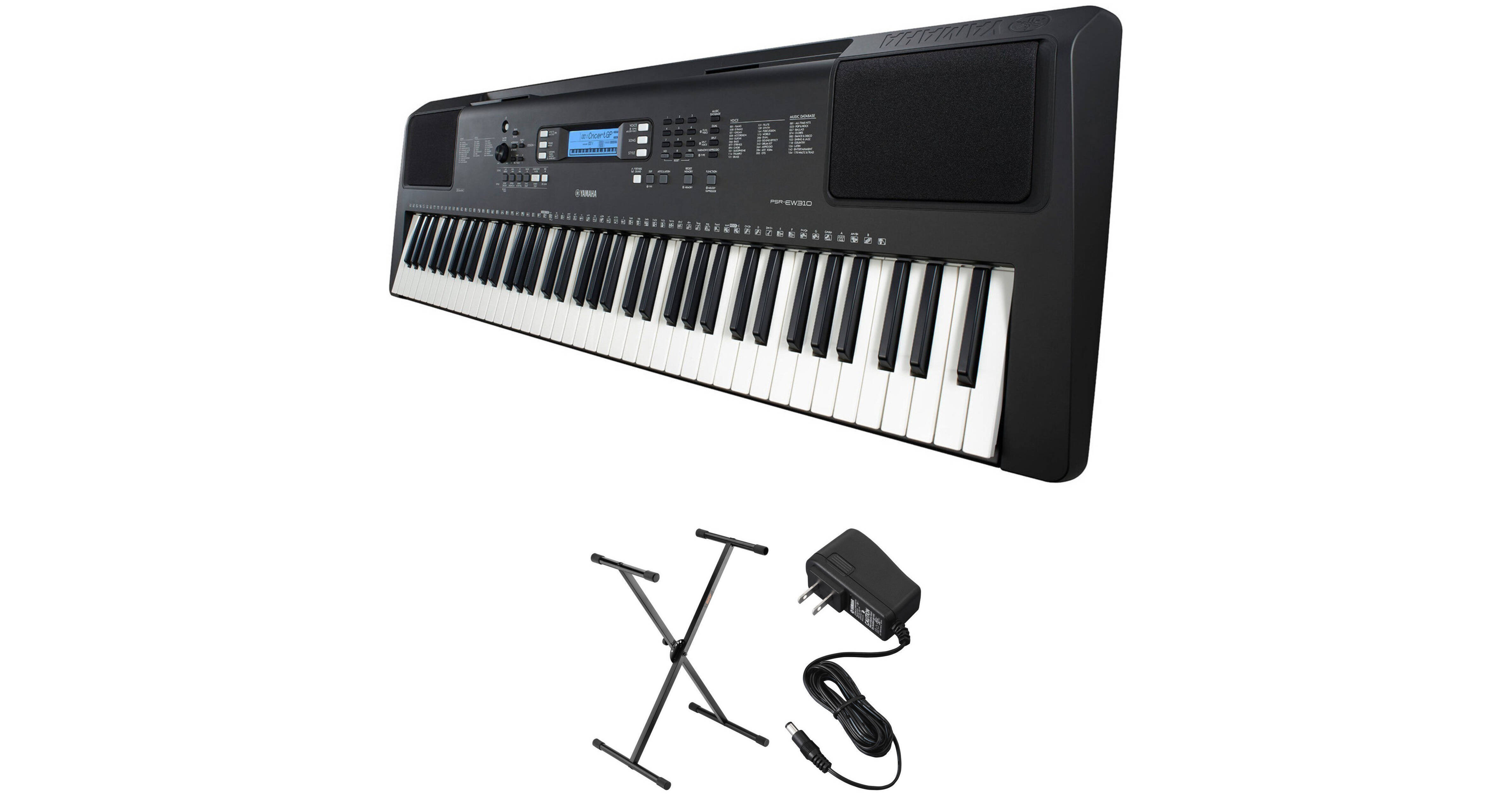 Yamaha PSR-EW310 76-Key Touch-Sensitive Portable Keyboard Value