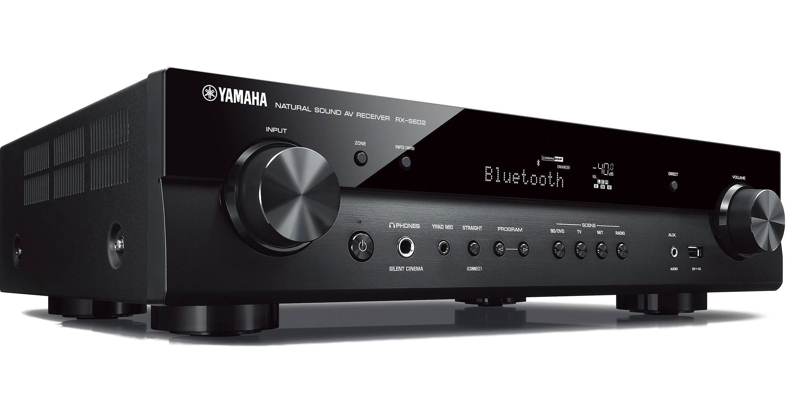 Yamaha RX-S602 5.1-Channel MusicCast Network A/V RX-S602BL B&H