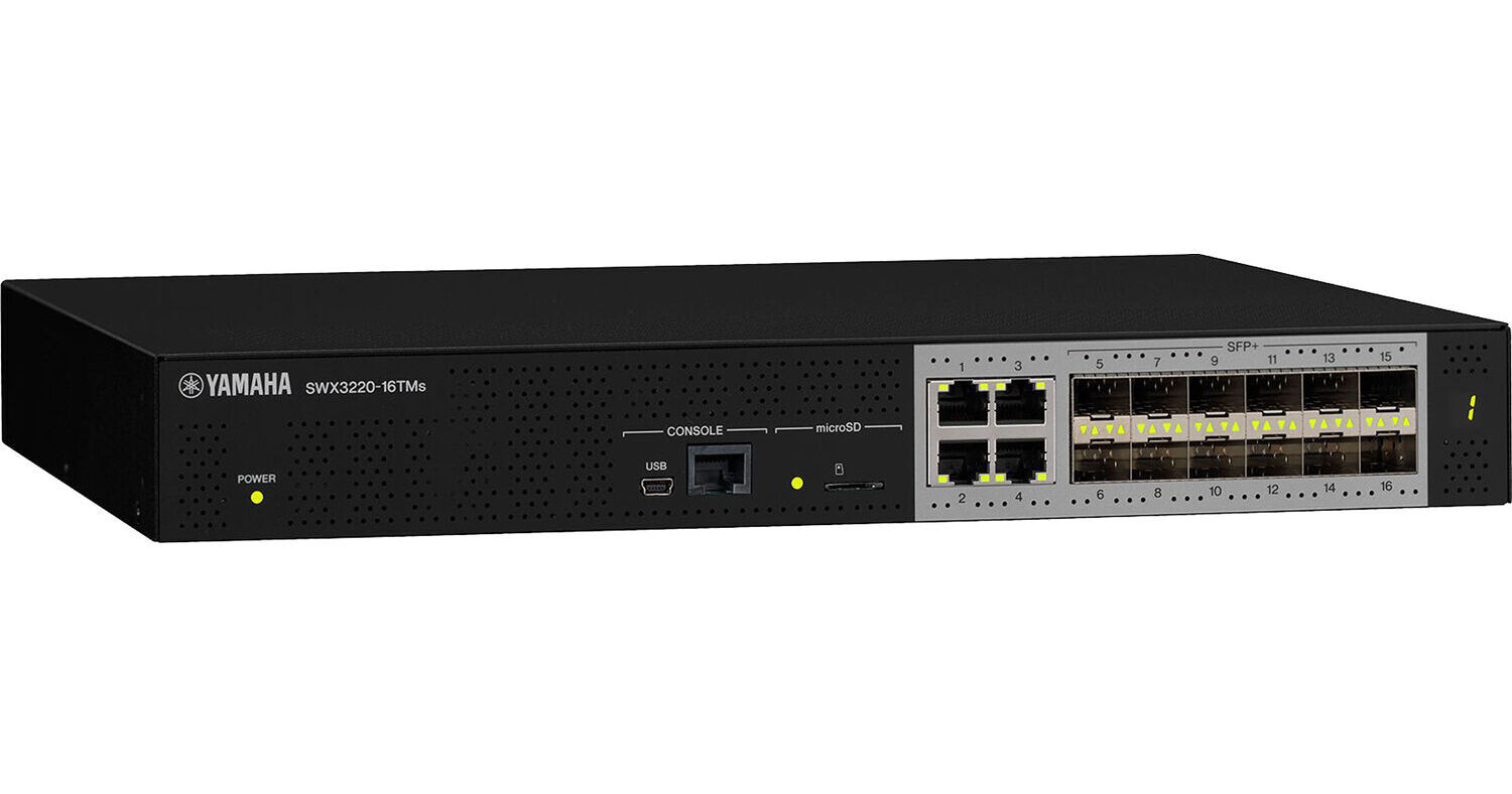 Yamaha SWX3320-16TMs L2 Intelligent Switch with 4 SWX3220-16TMS