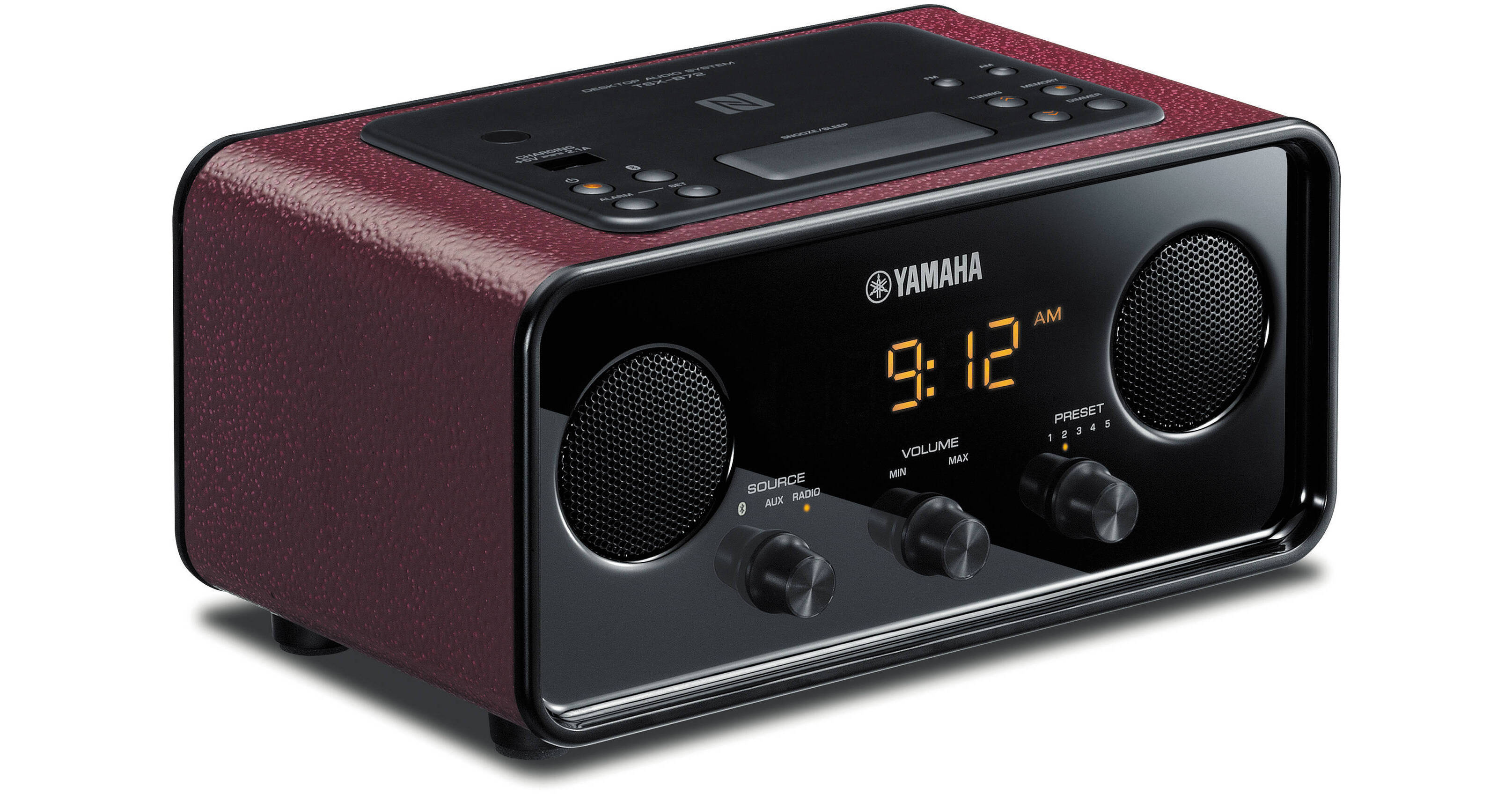 Yamaha TSX-B72 Desktop Audio System (Dark Red) TSX-B72DR B&H