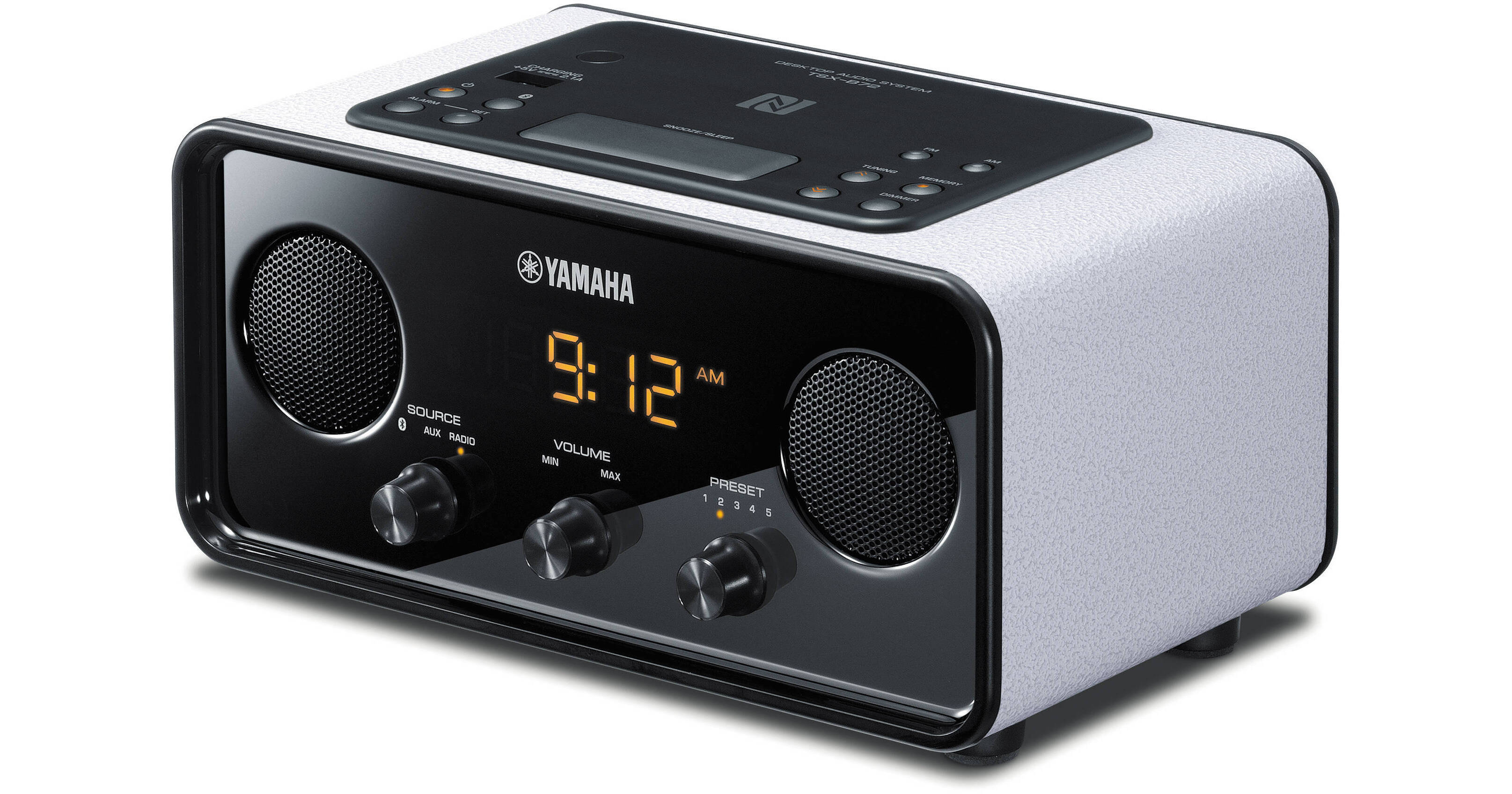 Yamaha TSX-B72 Desktop Audio System (White) TSX-B72WH B&H Photo