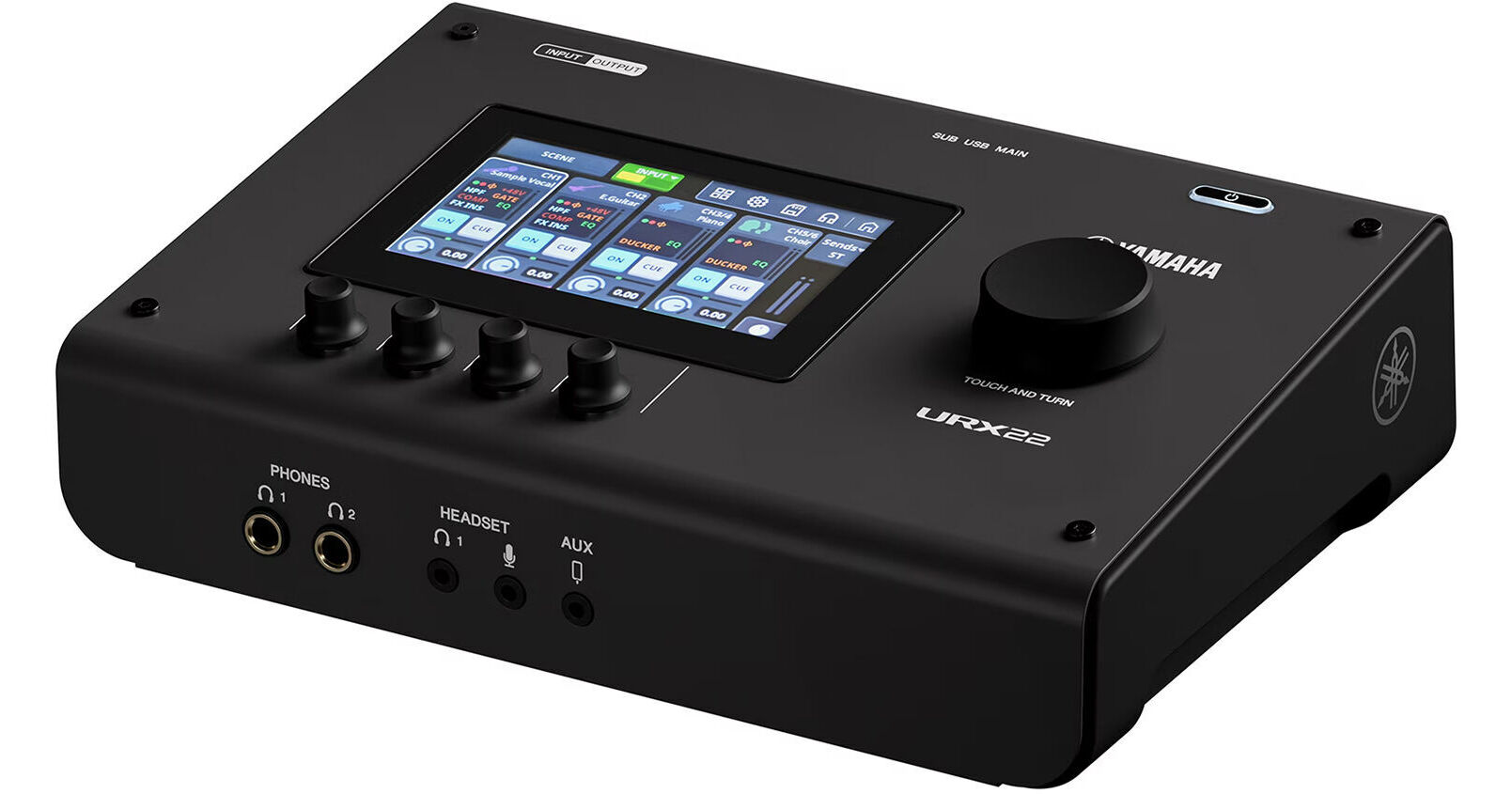 Yamaha URX22 4x2 USB-C Audio Interface (Black) URX22 B B&H Photo