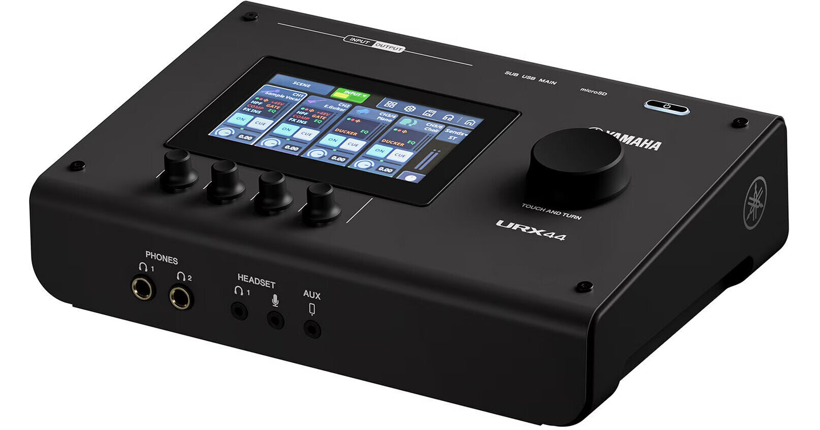 Yamaha URX44 6x4 USB-C Audio Interface (Black) URX44 B B&H Photo