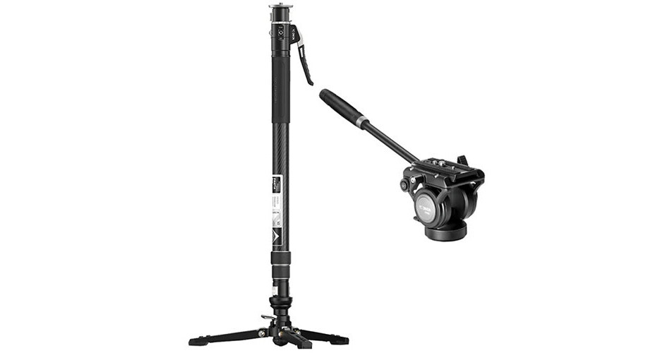 YC Onion Pineta Pro Carbon Fiber Monopod with FH60S MQP16260S