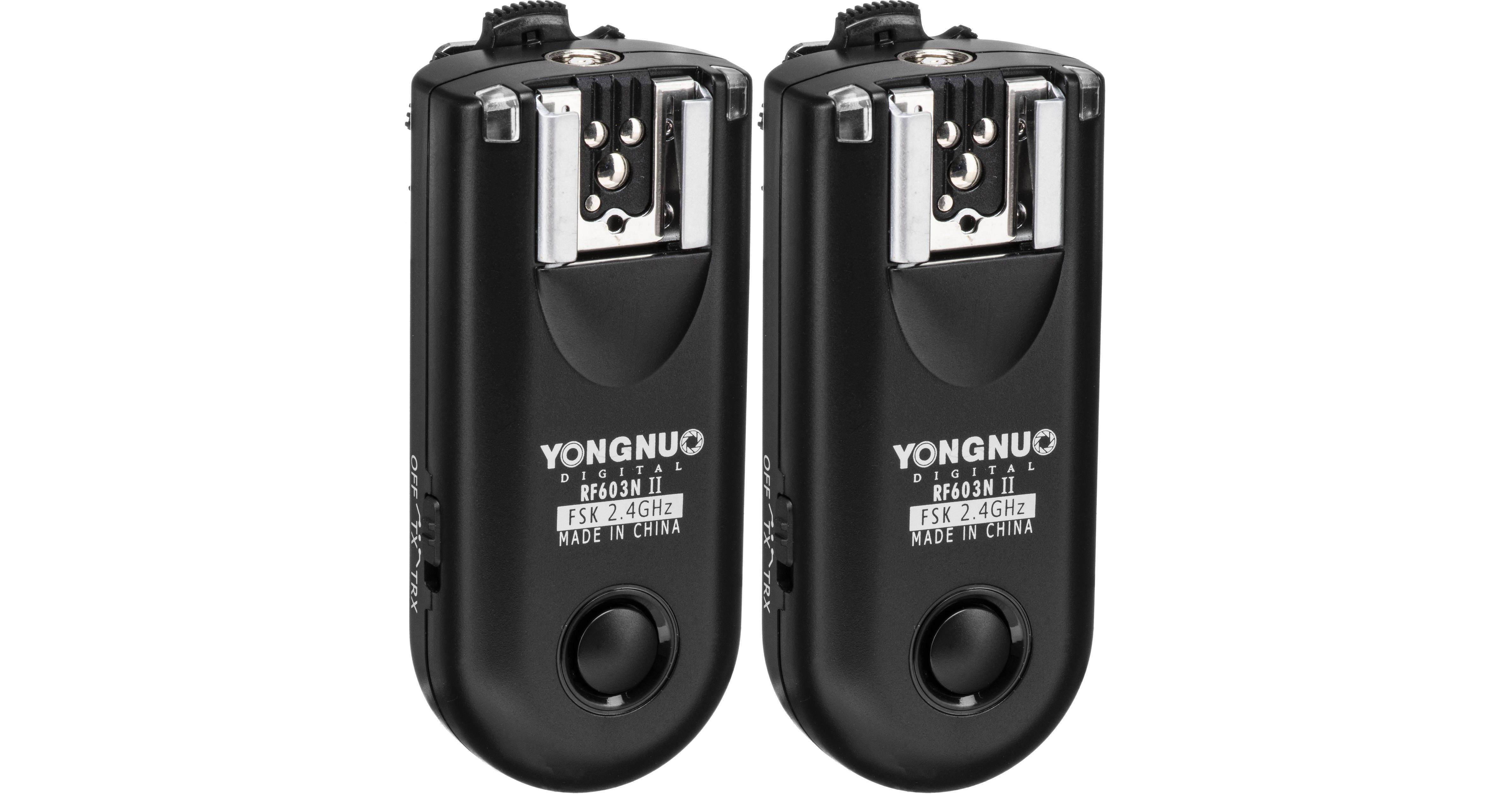 thumbnail image 2 of YONGNUO RF-603N II N1 2.4G Wireless Remote Trigger Transceiver For Nikon 2 of 9