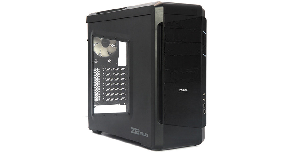 バソコン ZALMAN USA Z12 Plus Mid Tower PC Case (Black) Z12PLUS B&H Photo