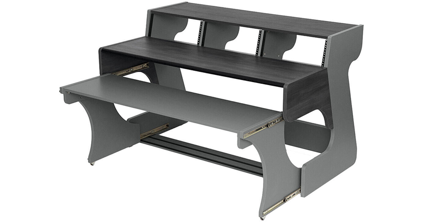Zaor Miza 88XL Flex Keyboard Desk (Gray Wenge)
