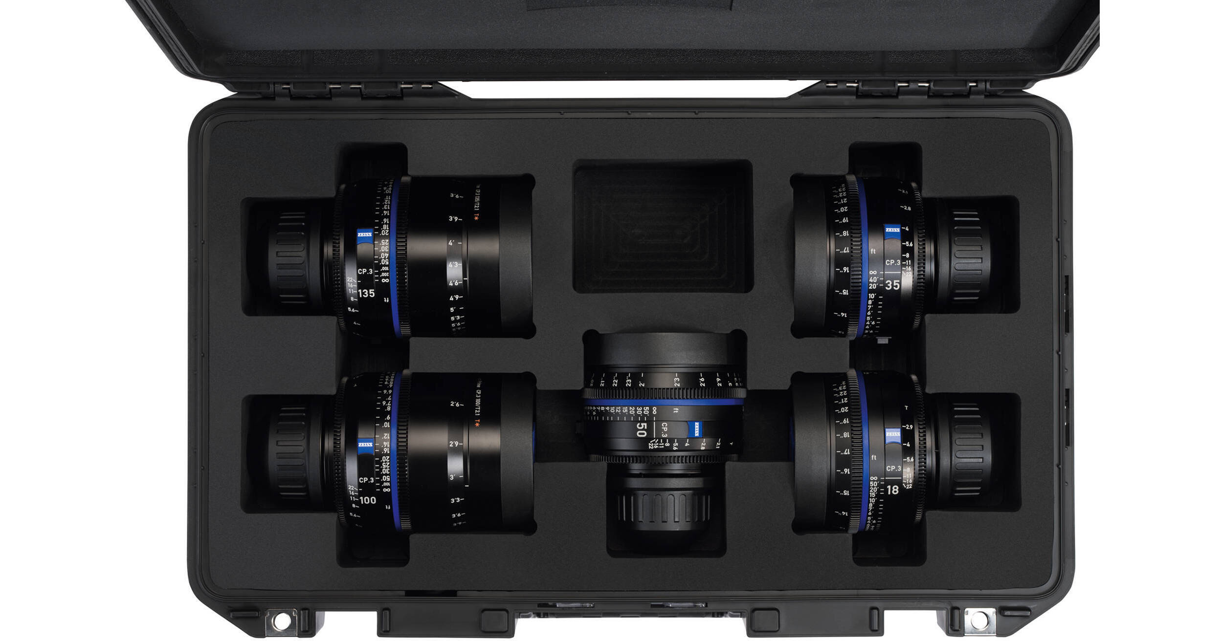 ZEISS Premium PELI Air Case for CP.3 5-Lens Set 2219-364 B&H