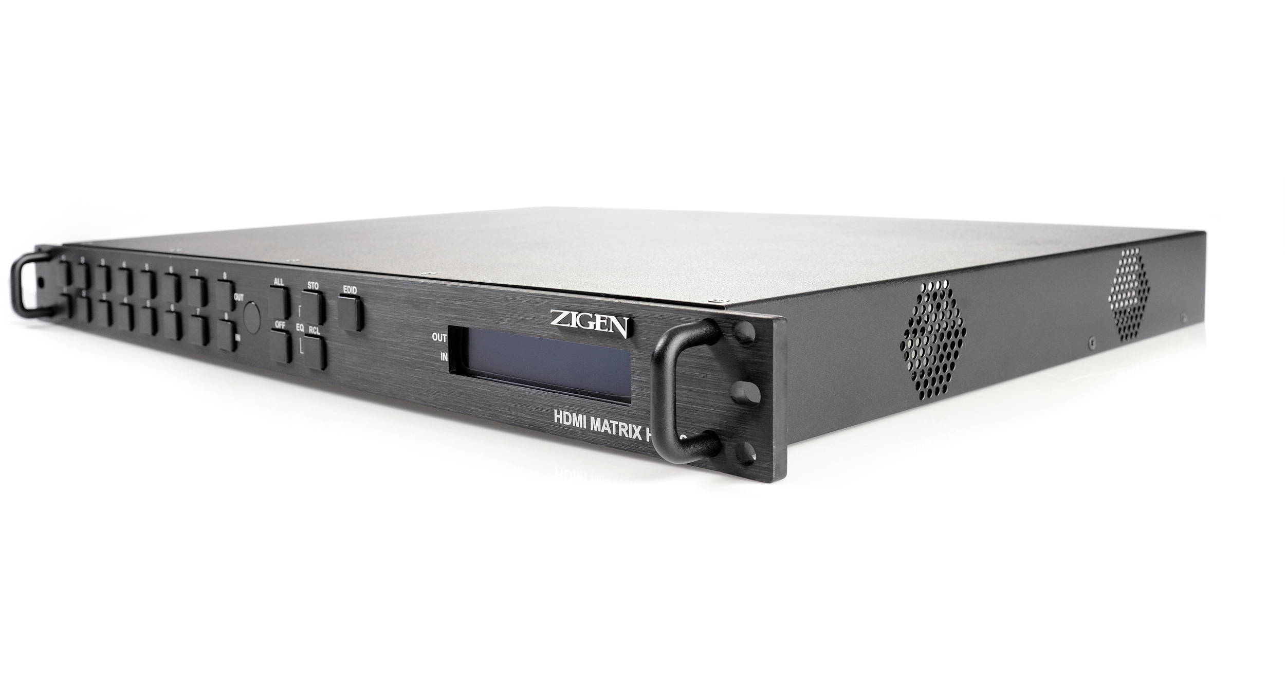 Zigen HX-88 Modular 8 x 8 Matrix Switch (Black) ZIG-HX-88-FP B&H