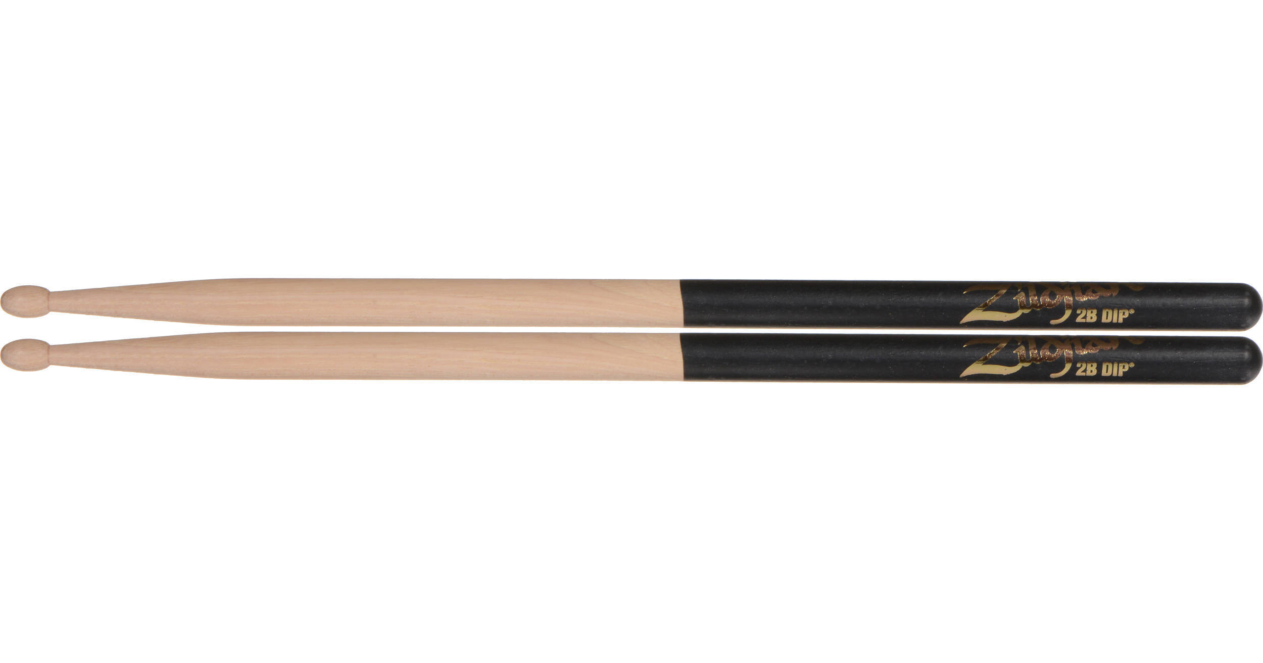 Zildjian 2B Hickory Drumsticks with Oval Wood Tips 2BWD-1 B&H