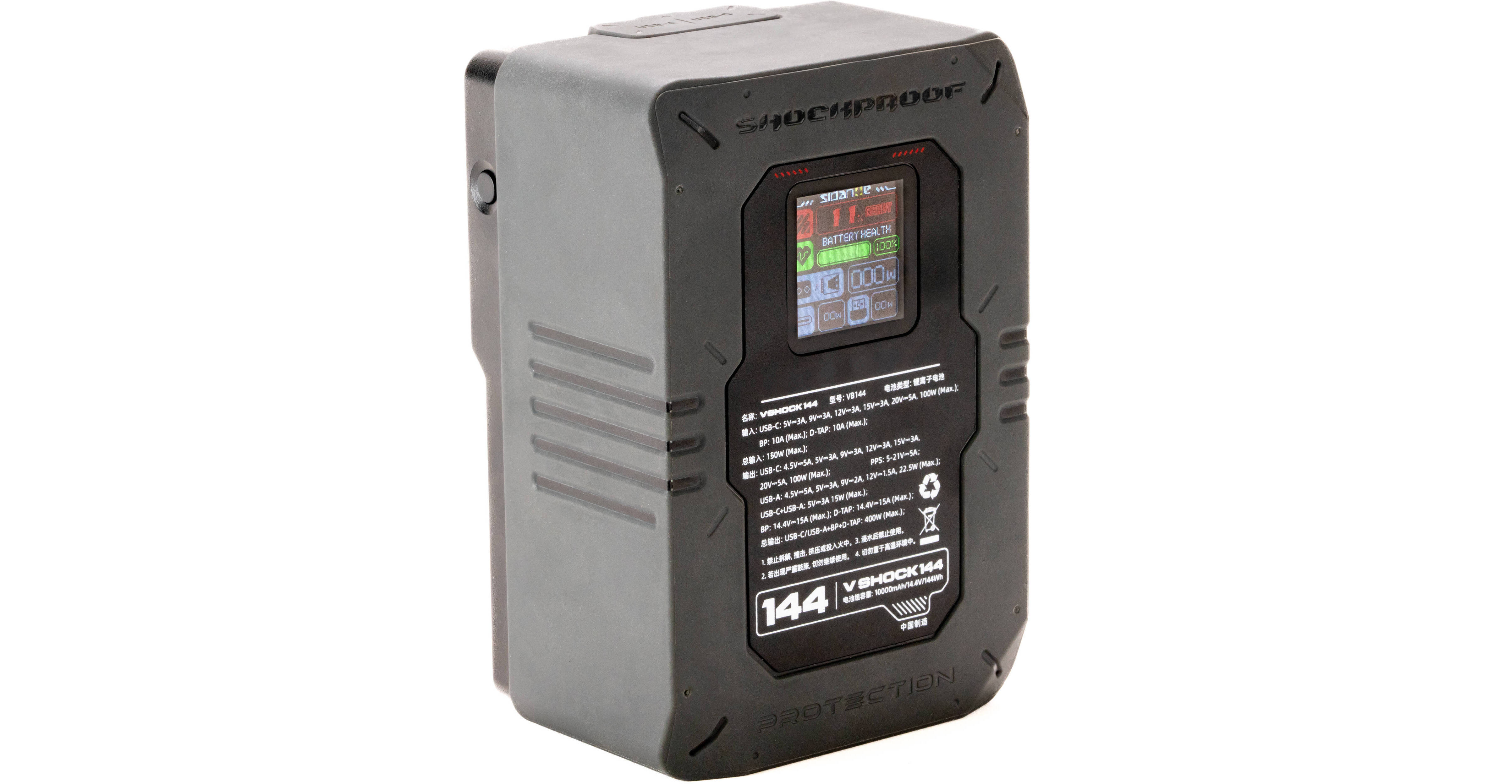 ZILR ZRVMB10 Mini V-Mount Battery (72Wh) ZRVMB10 B&H Photo Video