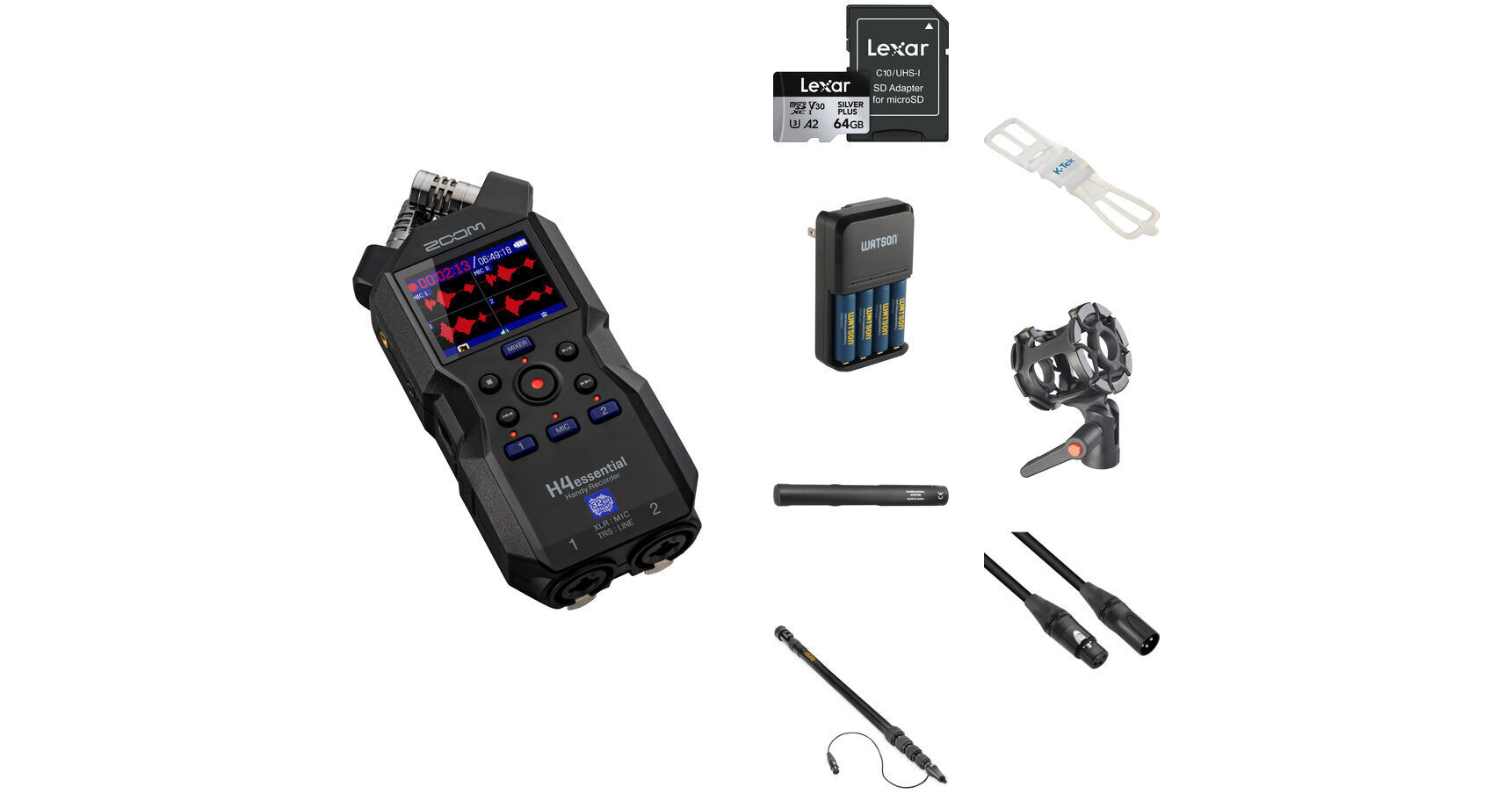 Zoom H4essential 4-Track 32-Bit Float Portable Audio Recorder