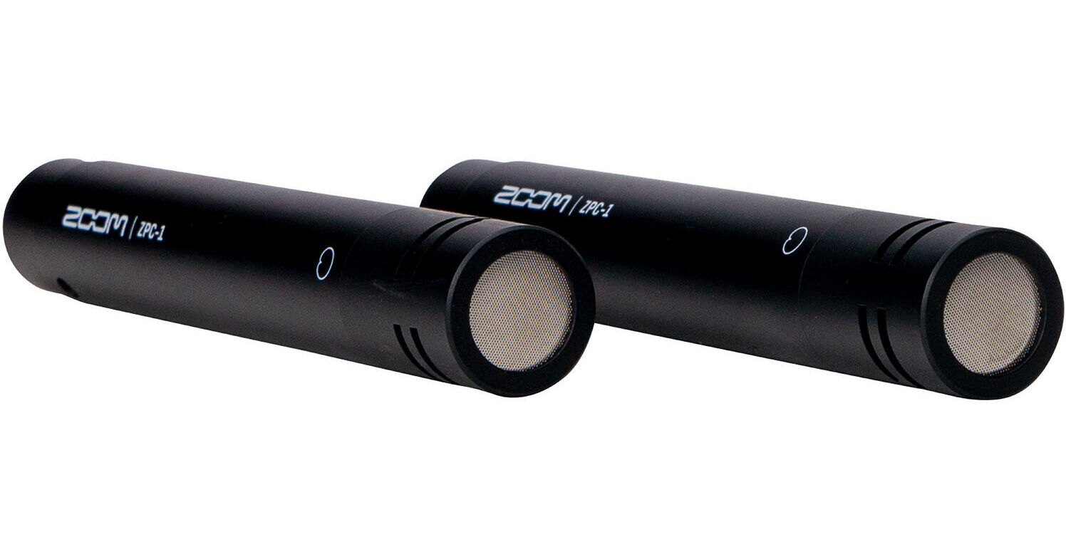 Micros Condenseurs Pencil ZOOM ZPC-1 - Paire Appariée, Pour Enregistrement Stéréo