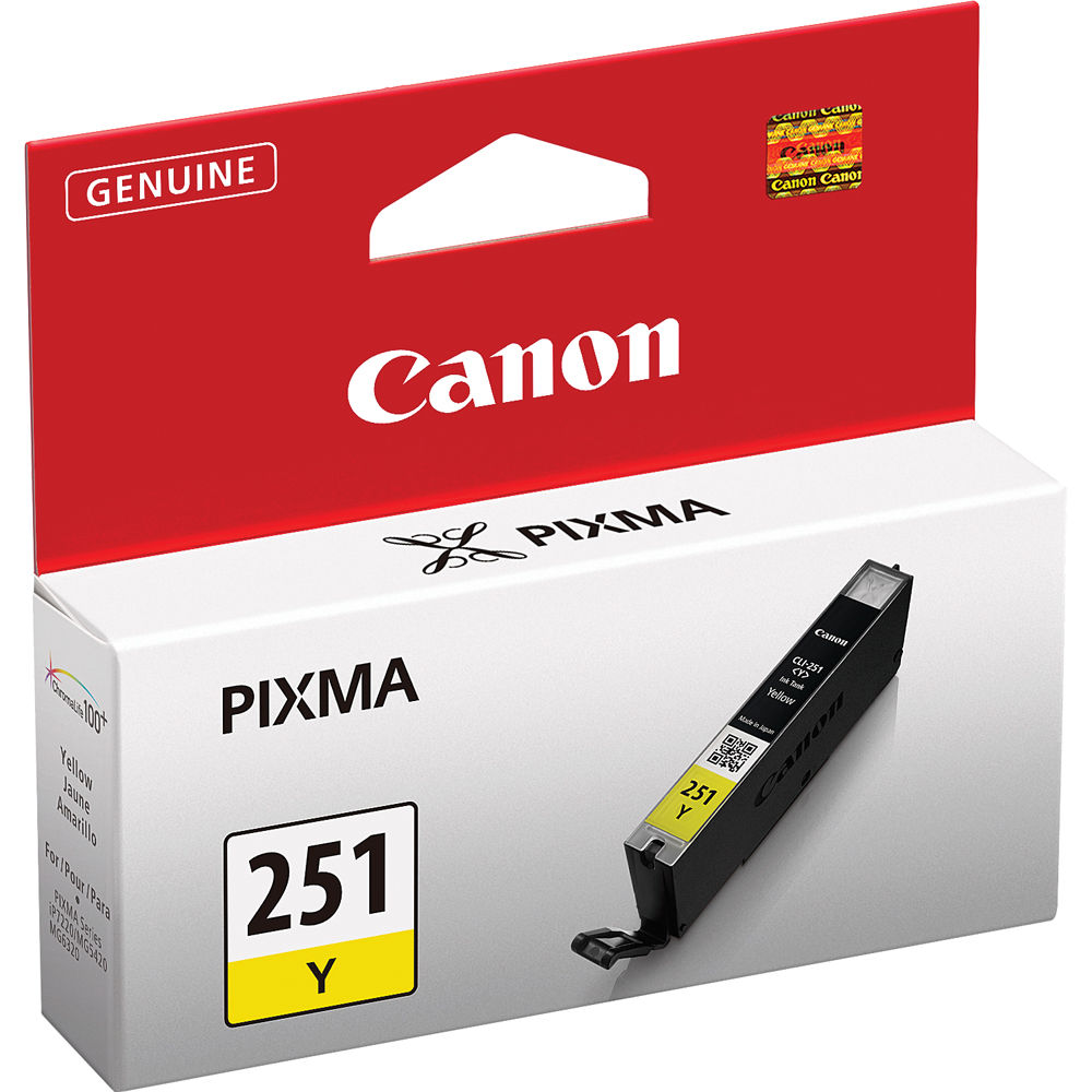 Canon CLI-581 Yellow Ink Cartridge 2105C001 - View #2