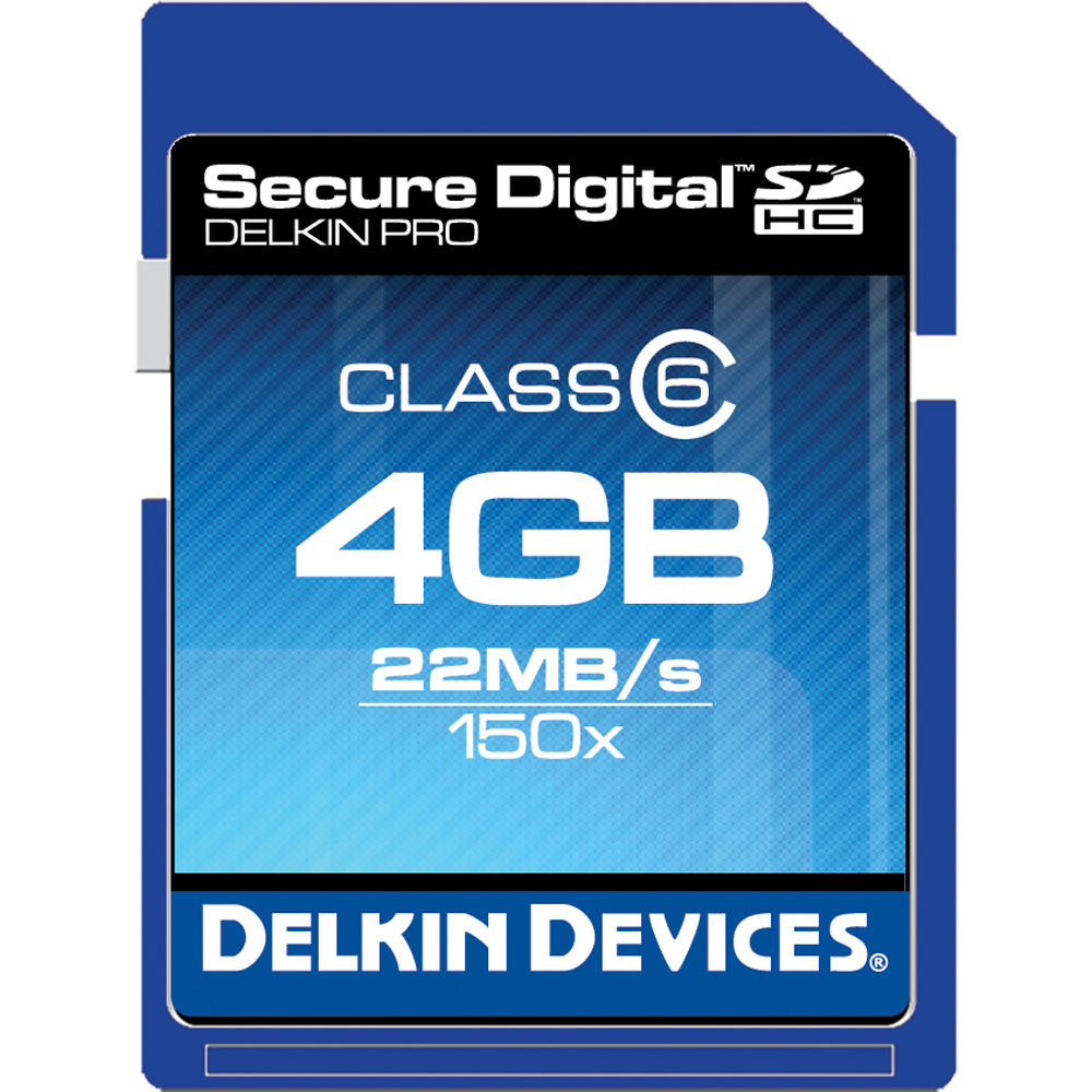 Delkin Devices 4GB SDHC Memory Card EFilm PRO DDSDPRO2 4GB B H