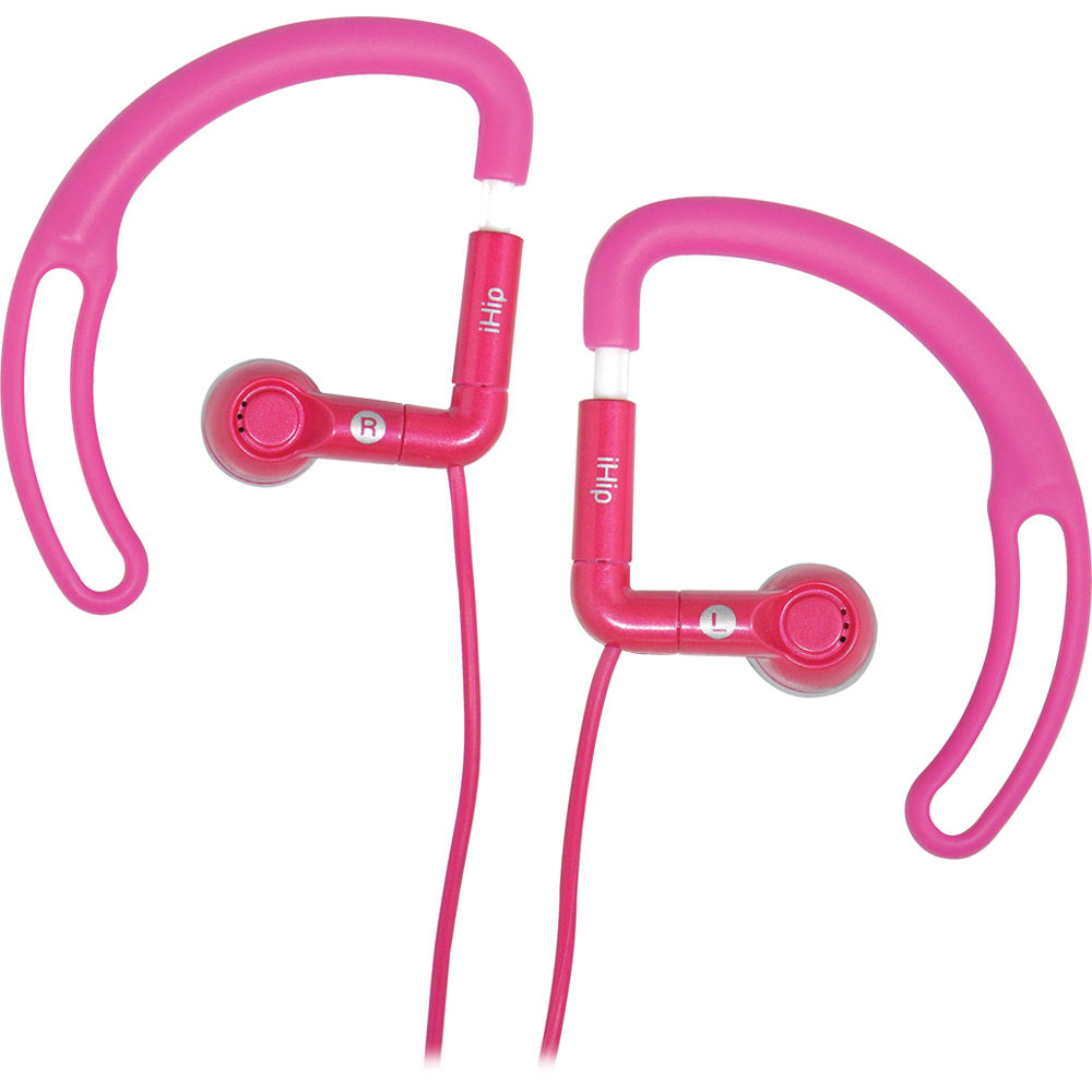 iHip IPSEP68 InEar Sport Headphones with Volume IPSEP68P B&H