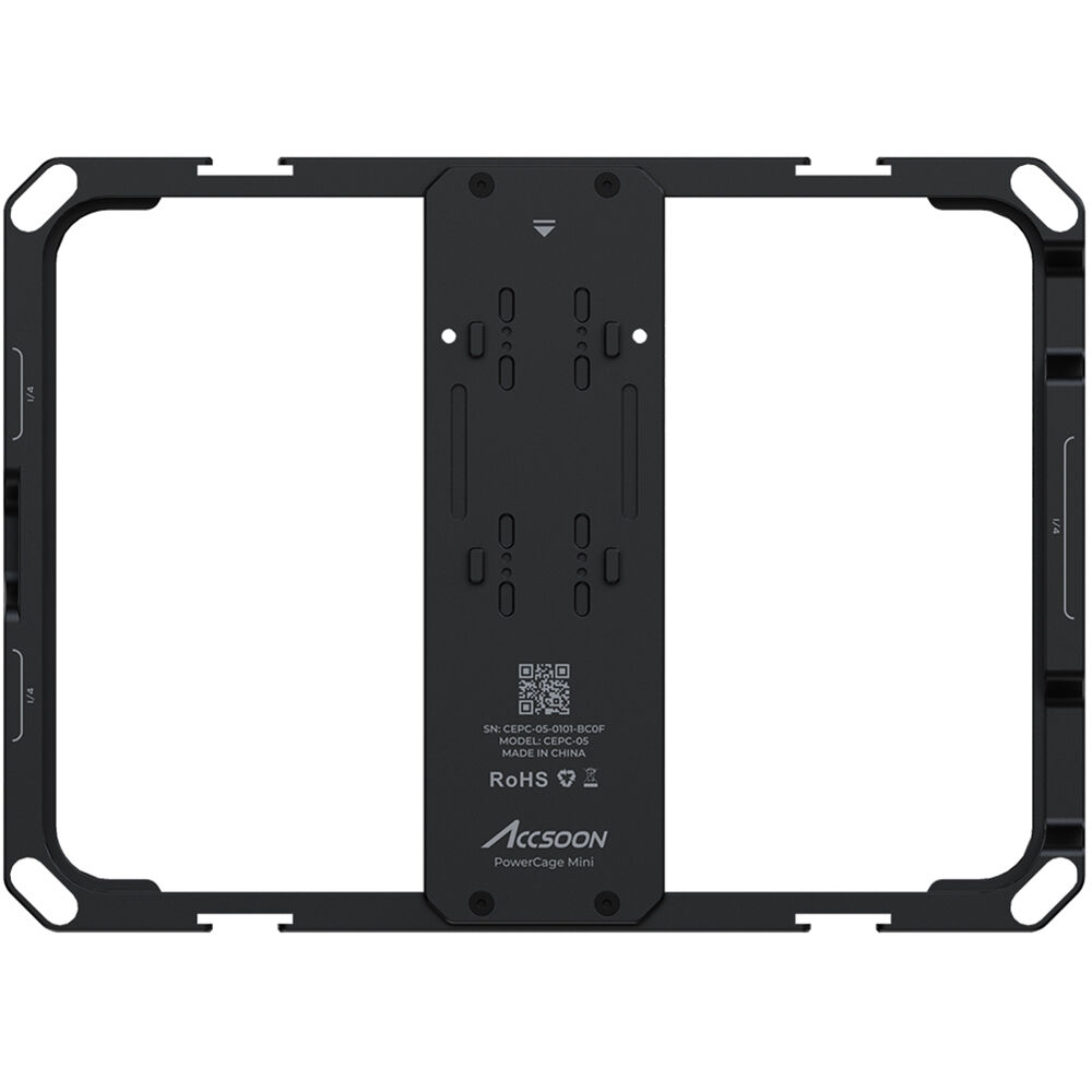 Accsoon CEPC-05 PowerCage Kit For iPad Mini 6. On-camera-bewaking, koude schoen-montagepunten, microfoon led draadloze zender
