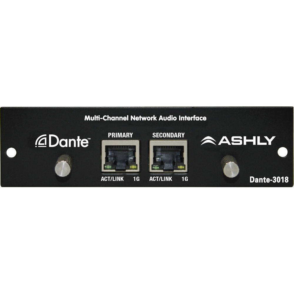 Ashly Dante-3018 Dante Network Audio Interface DANTE-3018 B&H