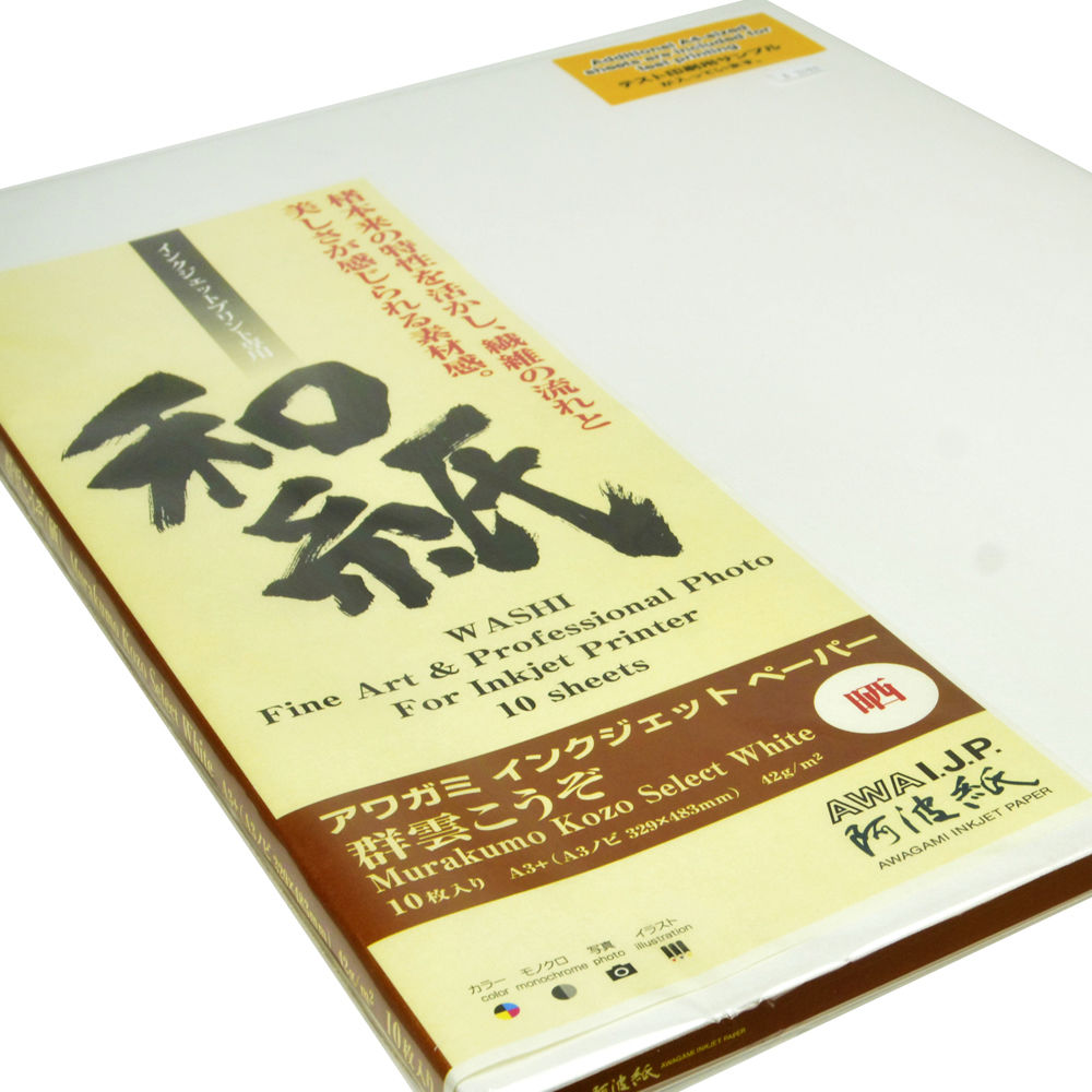 Awagami Factory Murakumo Kozo Select White Paper 9250907 B&H