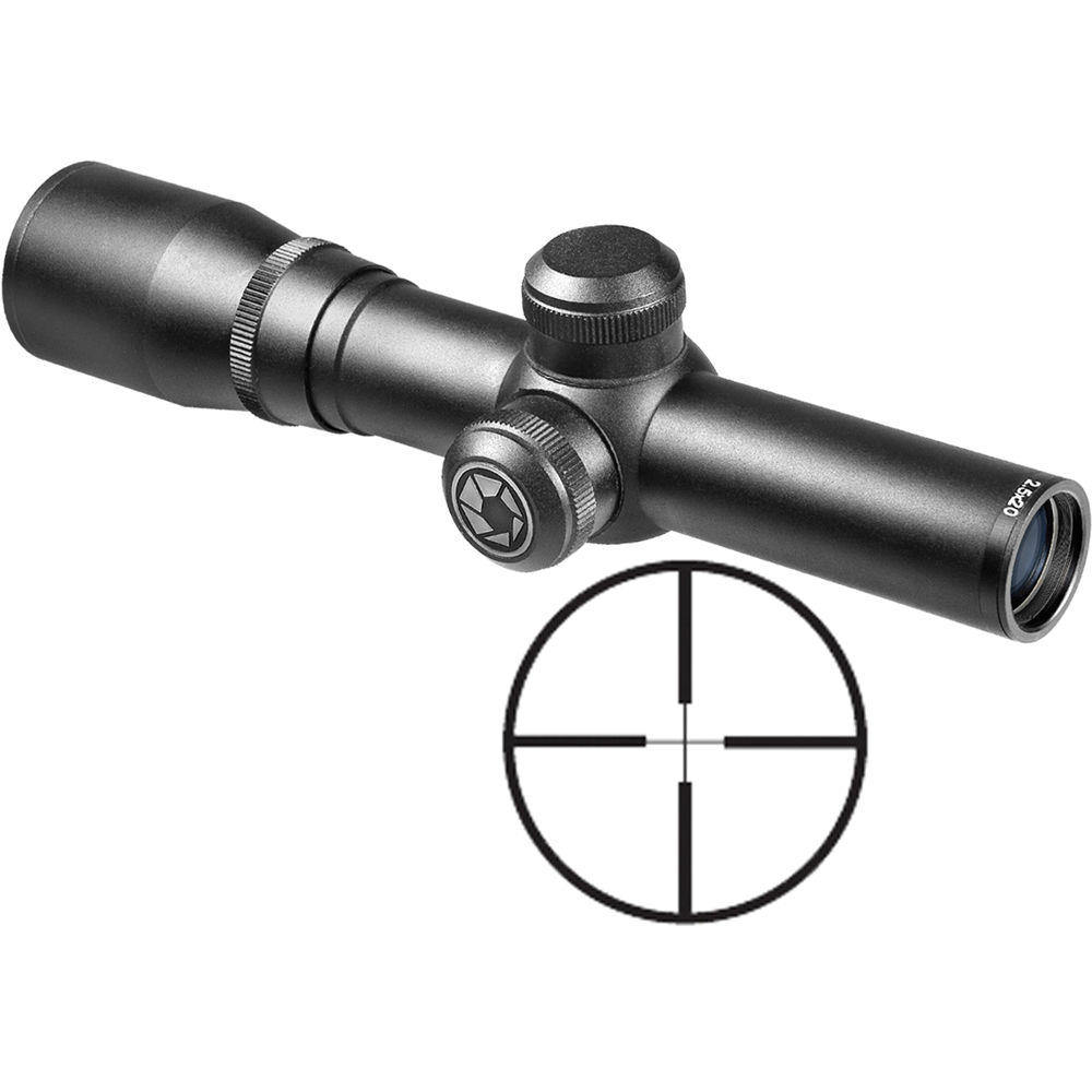 5^x=20 log Barska Black Matte 2.5x20 Contour (30/30 Scope Reticle,
