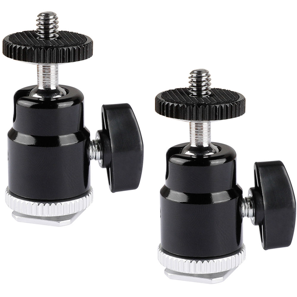 CAMVATE Adjustable Ball Head Mount With 1/4-20 Screw - Right Angle Wall Table Ceiling Mount