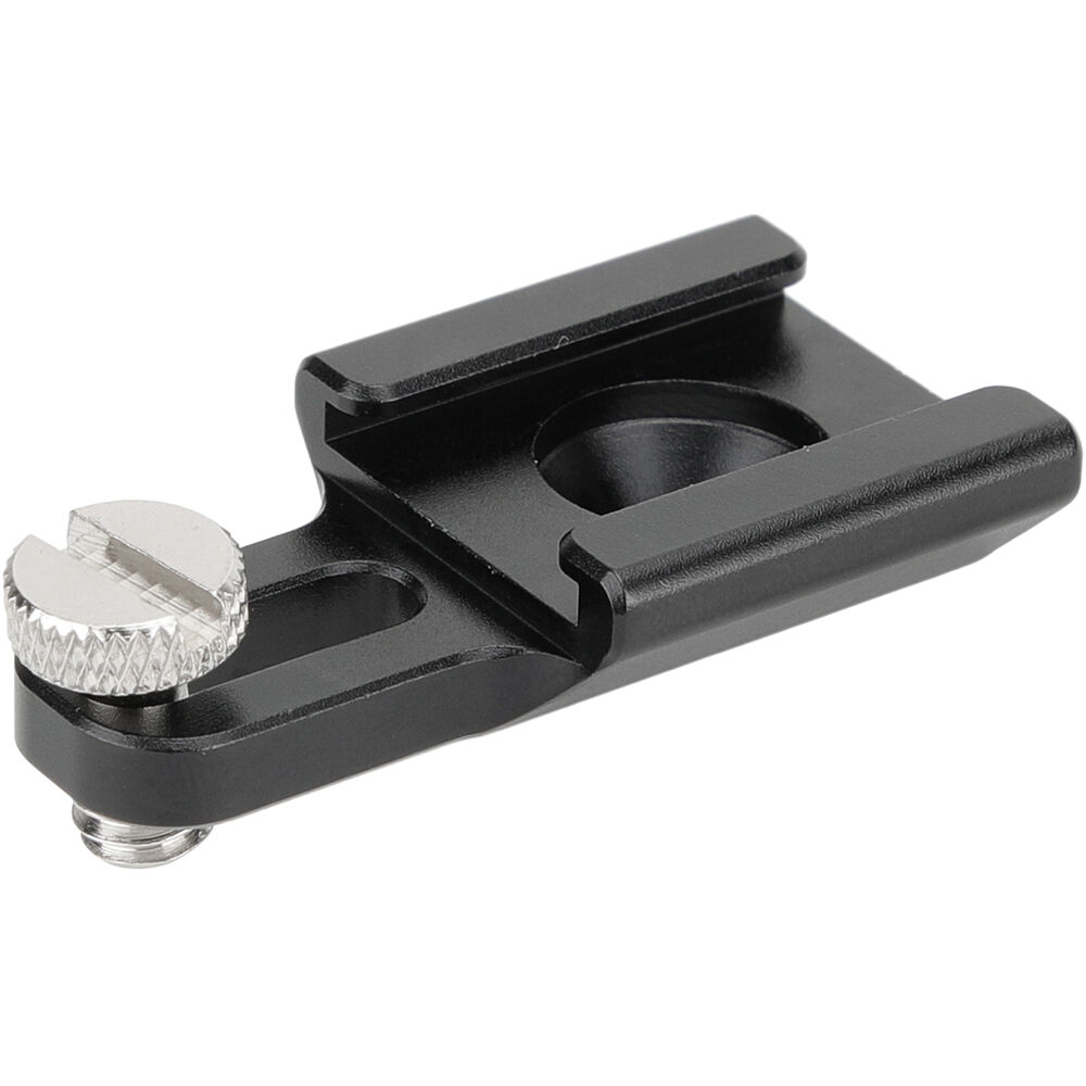thumbnail image 2 of CAMVATE 3/8" Cold Shoe Mount Adapter With ARRI Locating Pins – For ARRI Mounting Point 2 of 3