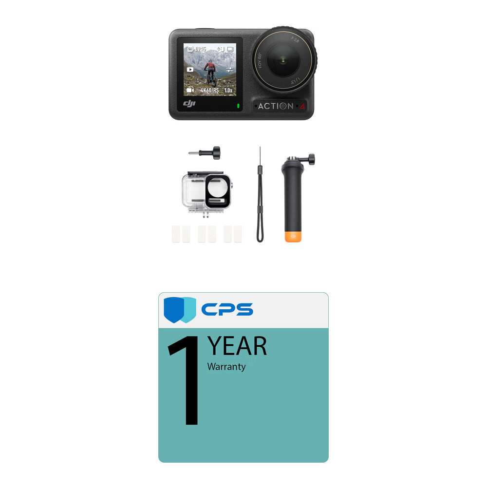 DJI Osmo Action 4 Camera Standard Combo with Diving Accessory