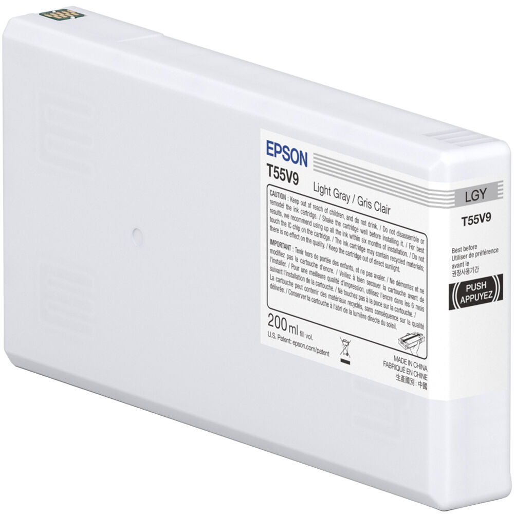 Epson T55V Light Gray UltraChrome PRO10 Ink Cartridge T55V900