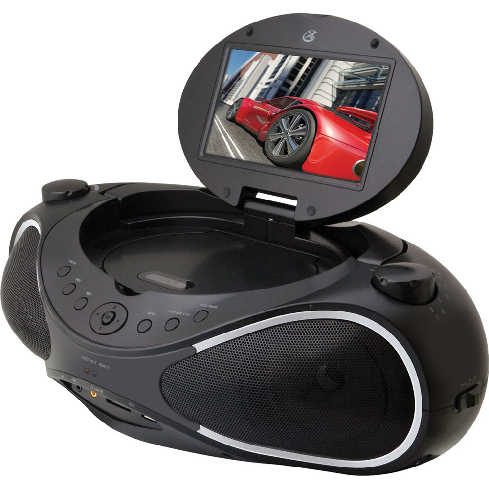HamiltonBuhl Sound Vision Portable Video Boombox Movie MV-8990