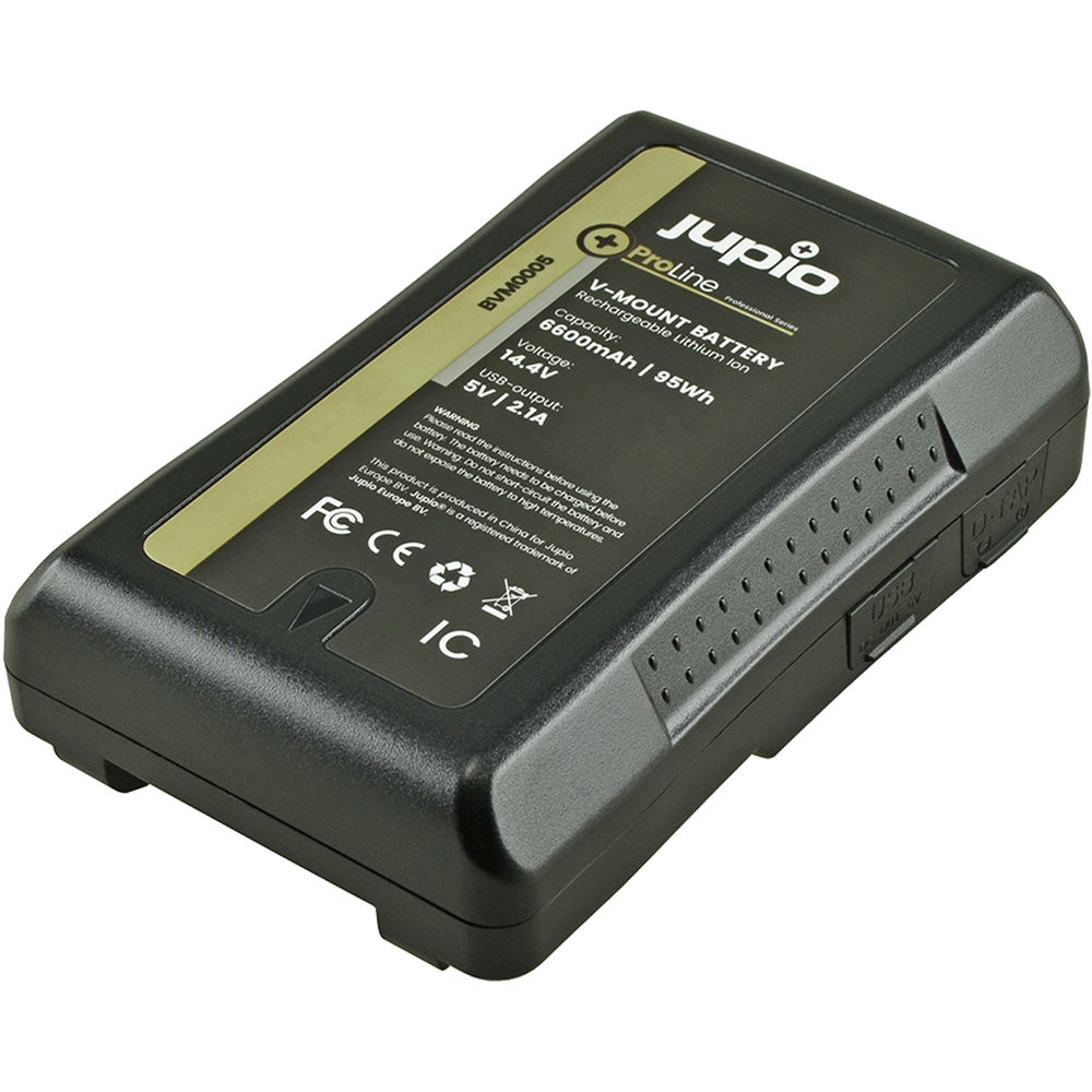 Wasabi Power V-Mount Battery 14.4V 6600mAh 95Wh - Compatible With Sony Camcorders 11 thumbnail image
