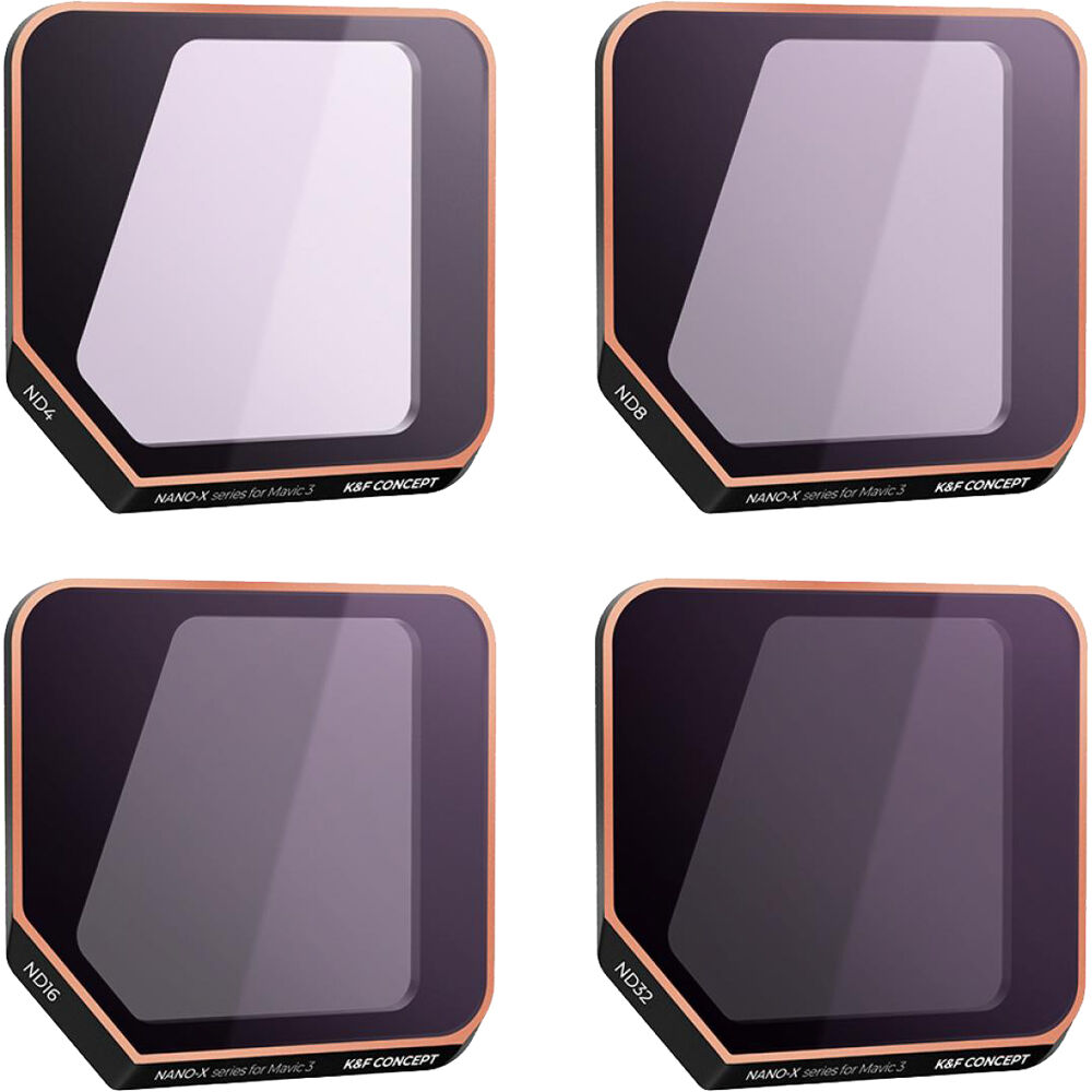 NEEWER Filtre ND/PL Compatible avec DJI Mavic 3 Classic,Lot de 4 ND8/PL