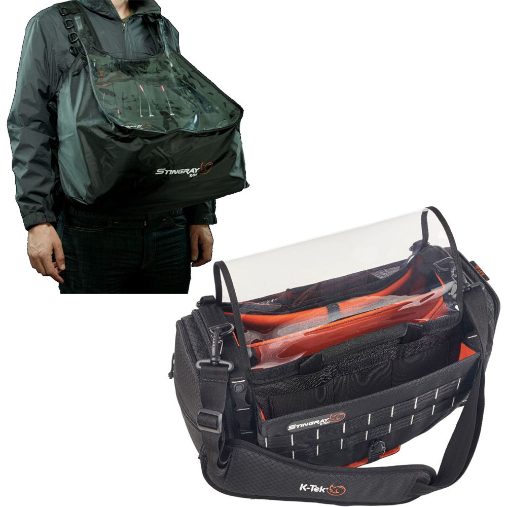 KTek Stingray Large Audio Mixer/Recorder Bag with Rain Bib Kit
