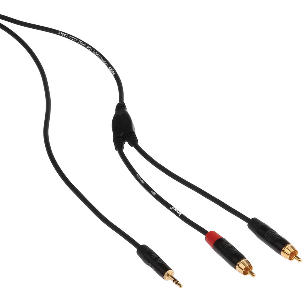 Stereo Mini to Dual RCA Y-Cable 
